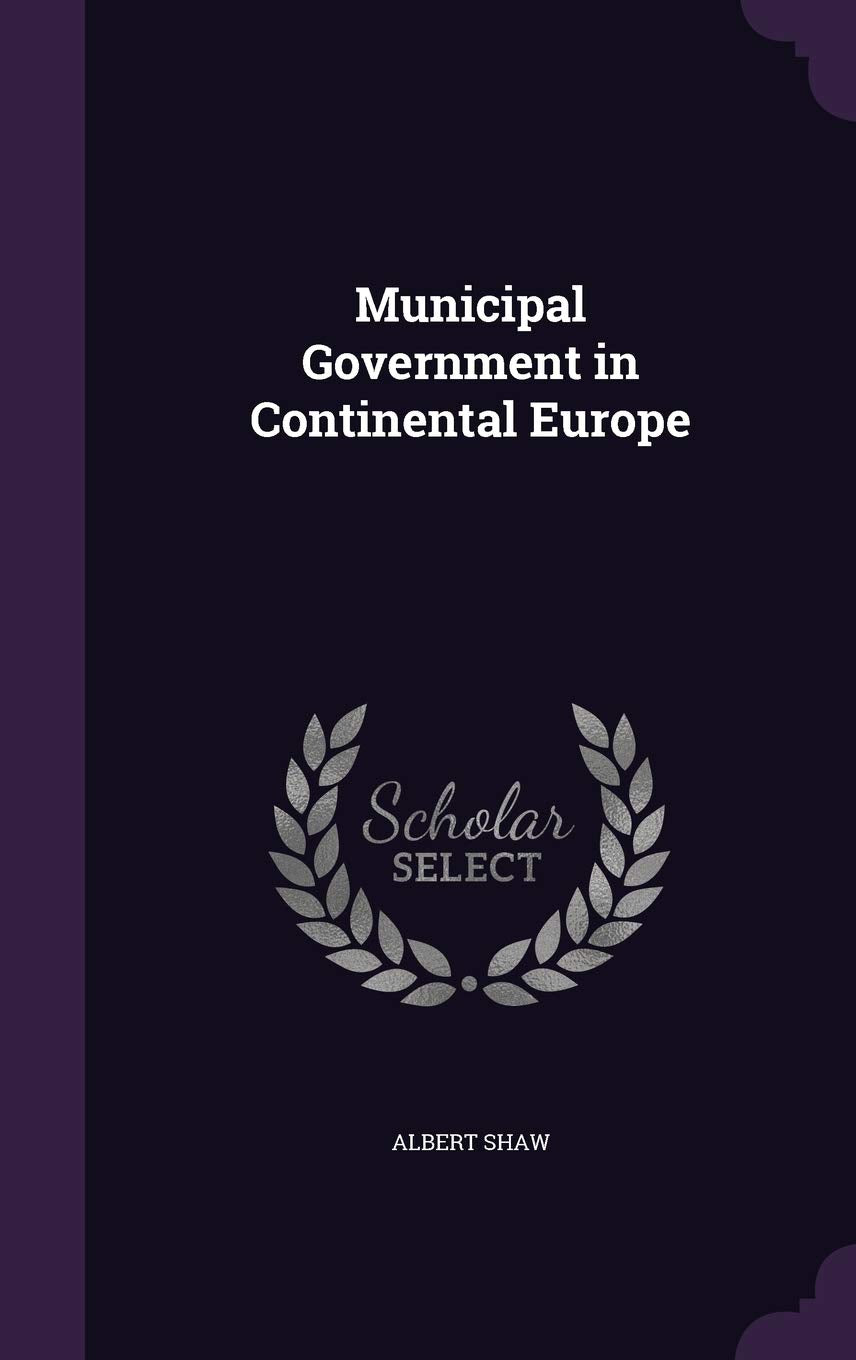 Municipal Government in Continental Europe Business, Finance & Career