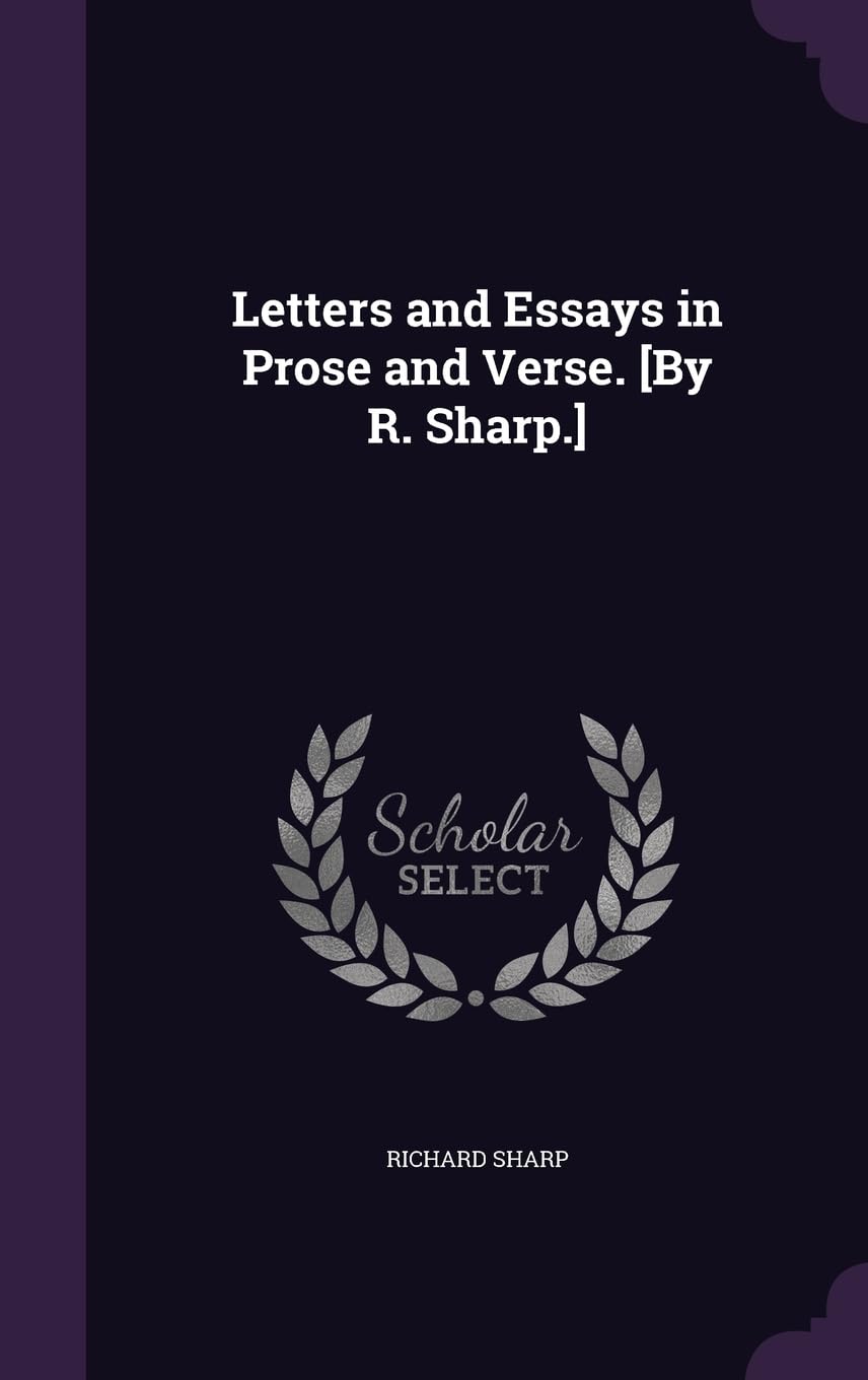 Product Image: Letters and Essays in Prose and Verse.