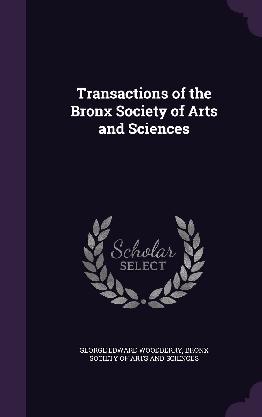 Transactions of the Bronx Society of Arts and Sciences Learning & Reference