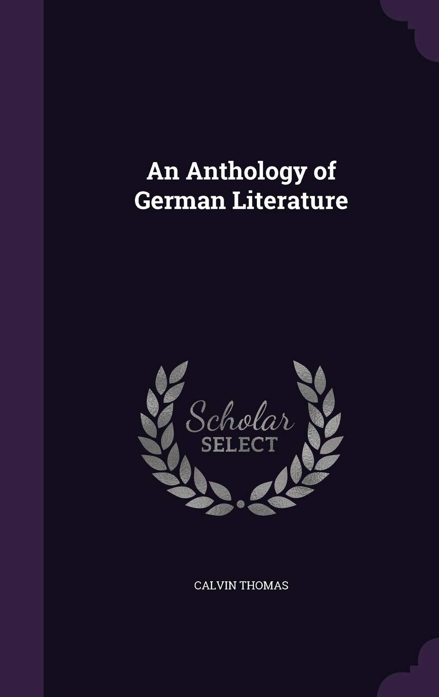 An Anthology of German Literature Contemporary literature