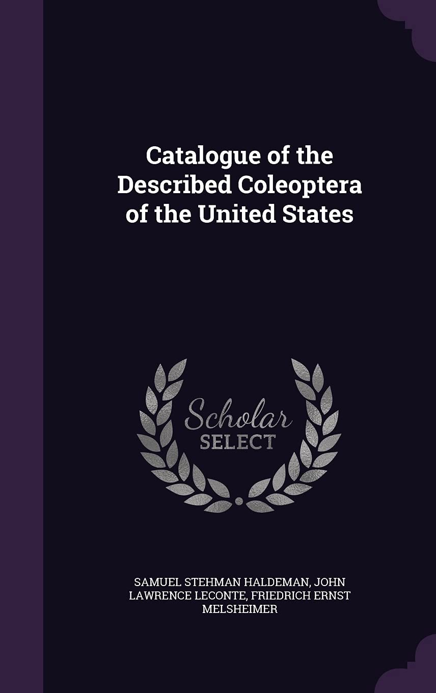 Catalogue of the Described Coleoptera of the United States Children's books