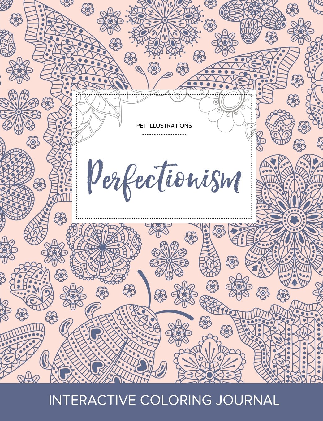 Adult Coloring Journal: Perfectionism (Pet Illustrations, Ladybug) Arts & Music