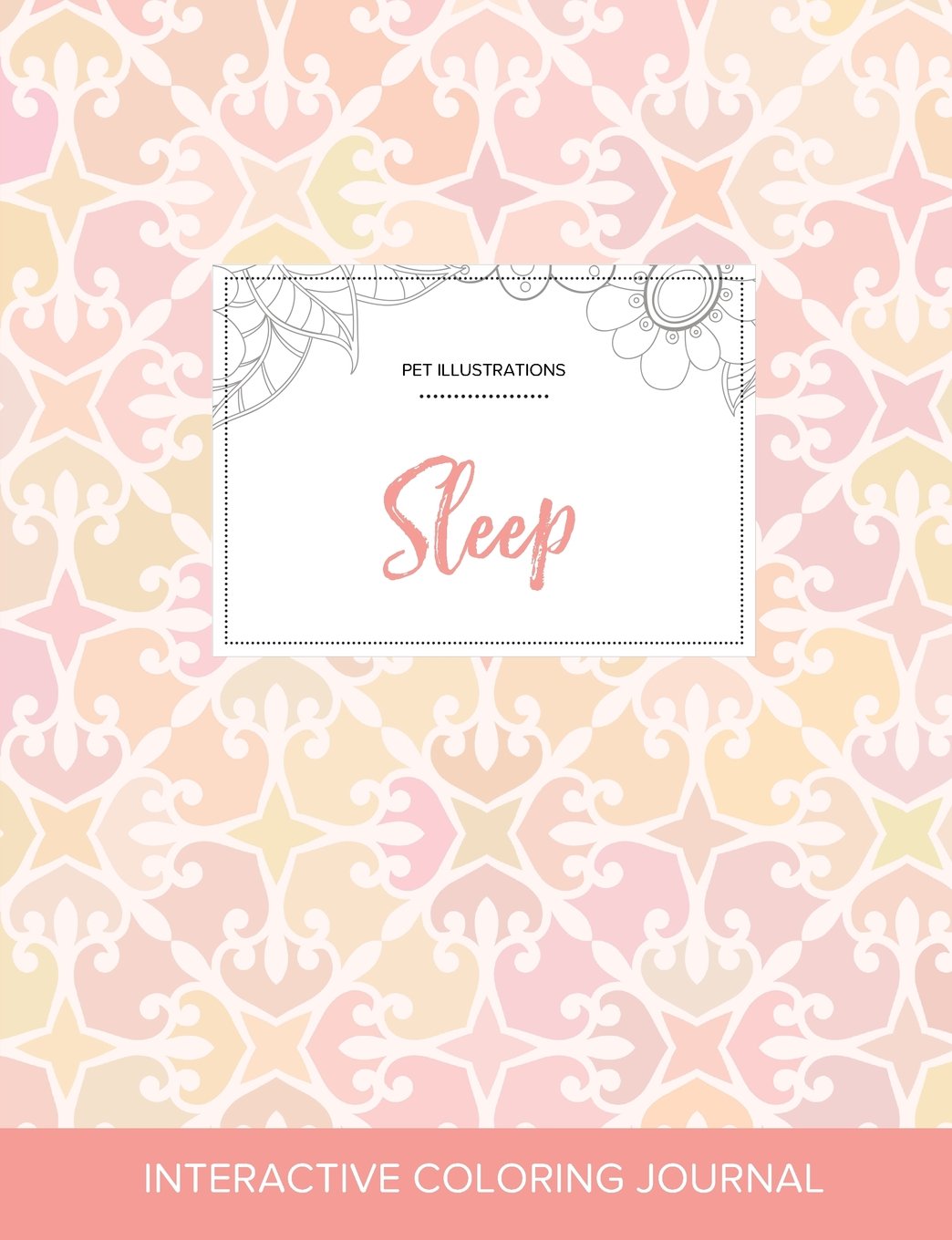Adult Coloring Journal: Sleep (Pet Illustrations, Pastel Elegance) Arts & Music