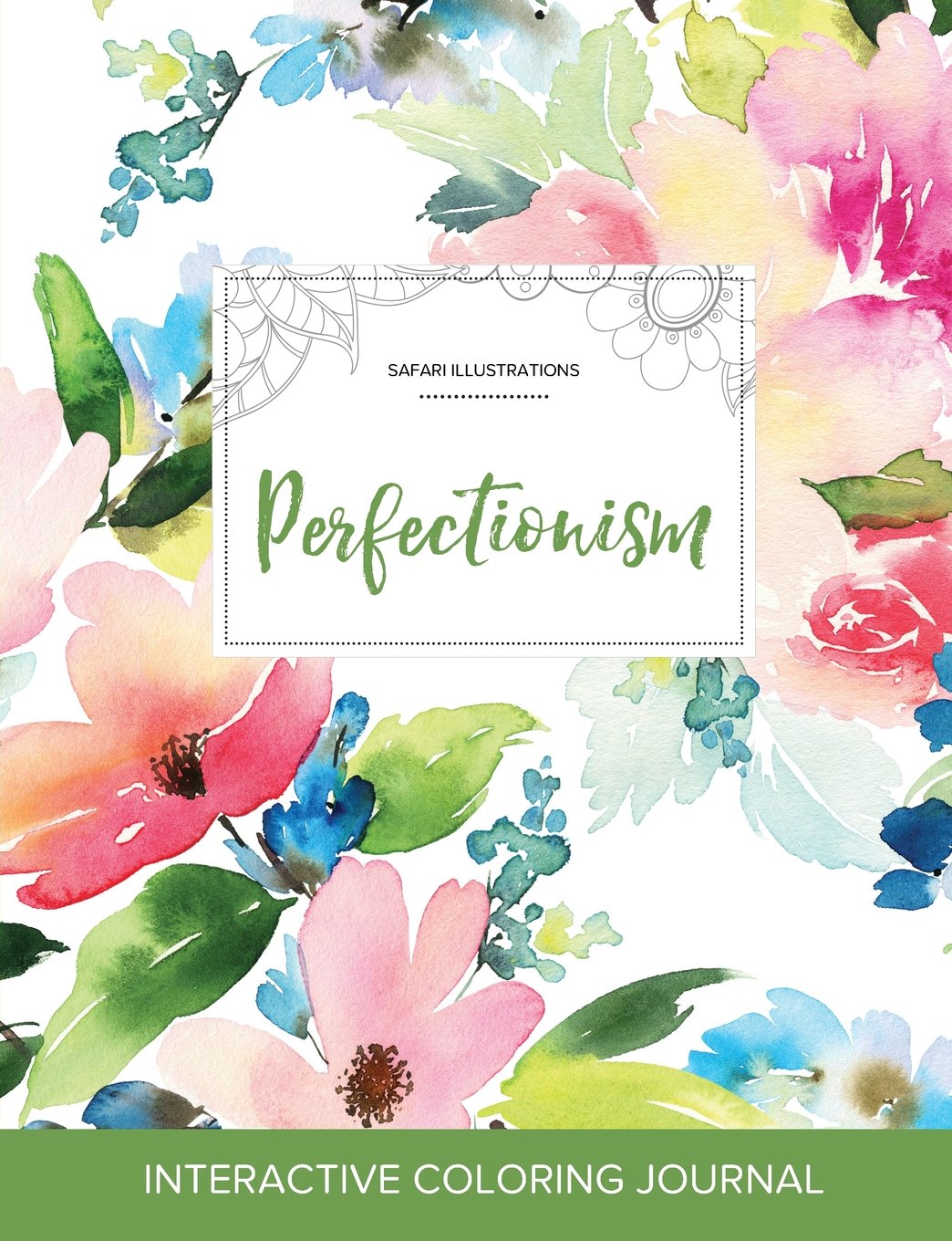 Adult Coloring Journal: Perfectionism (Safari Illustrations, Pastel Floral) Arts & Music