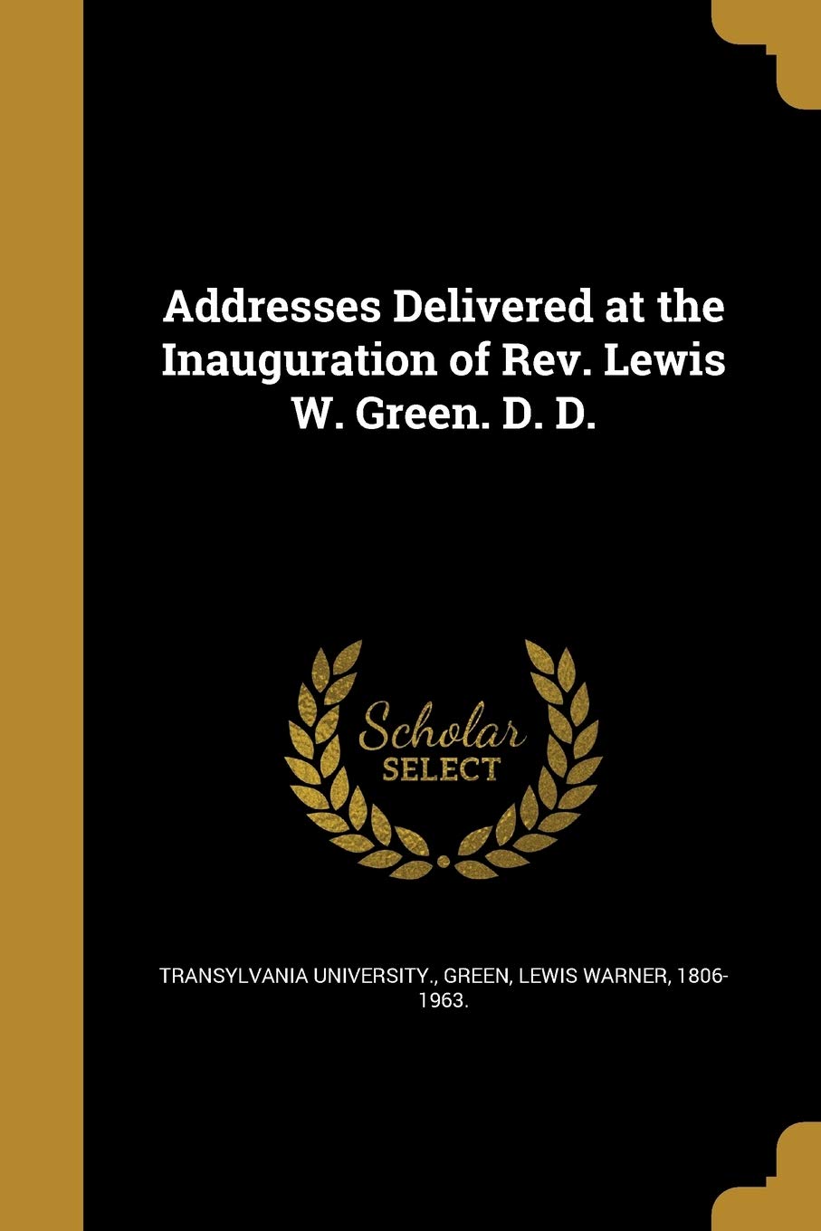 ADDRESSES DELIVERED AT THE INA Social Sciences