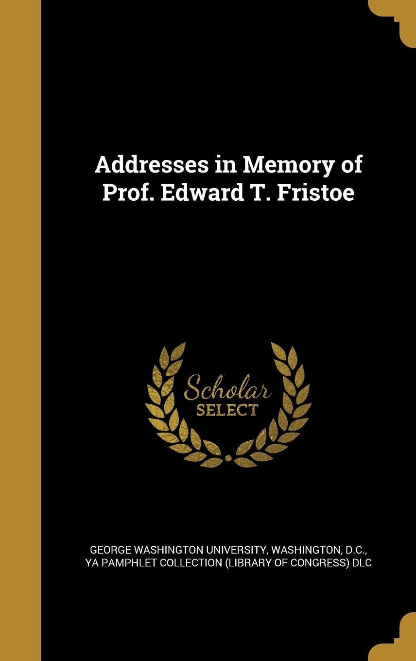 ADDRESSES IN MEMORY OF PROF ED Film, Art & Culture
