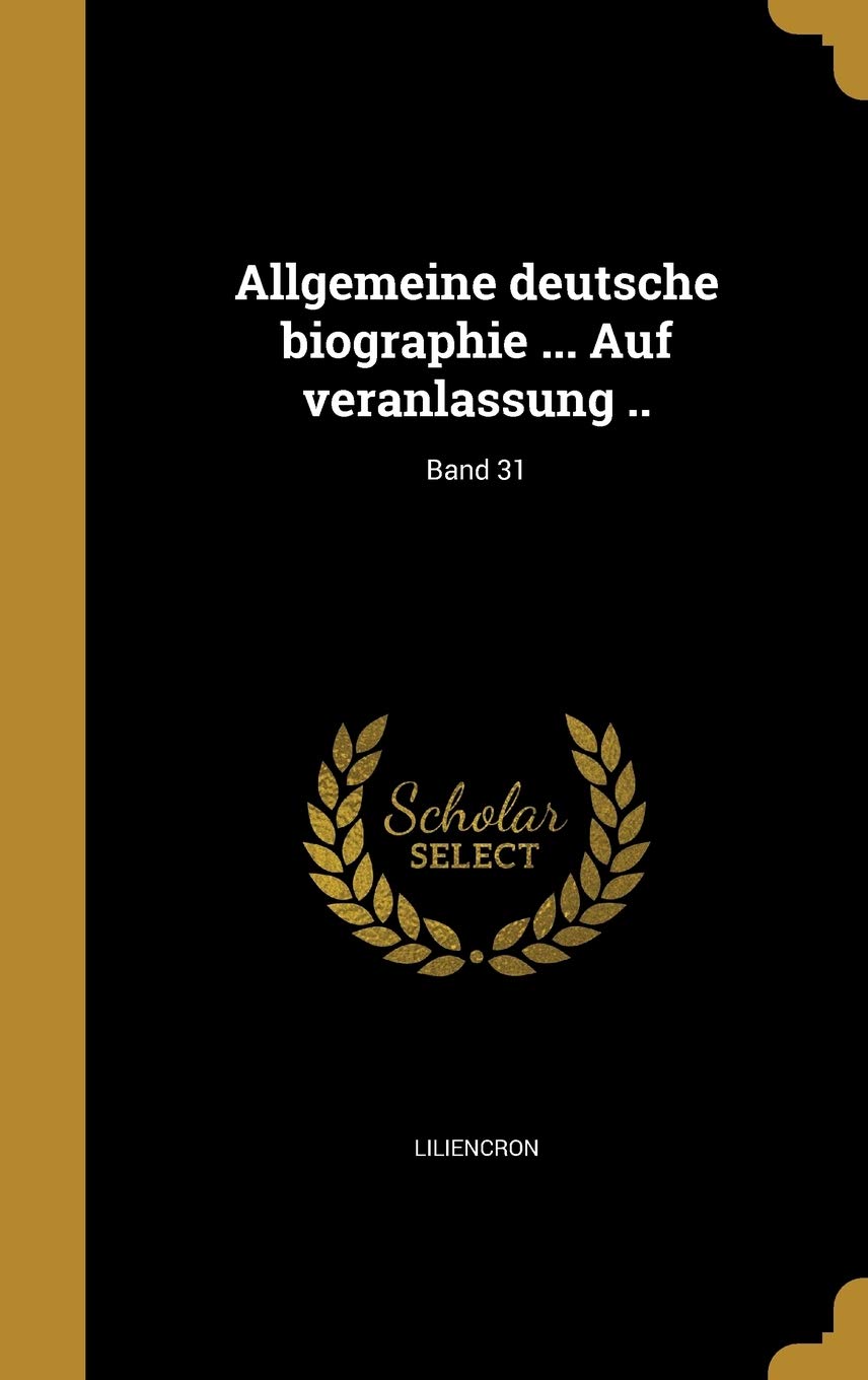 GER-ALLGEMEINE DEUTSCHE BIOGRA Film, Art & Culture