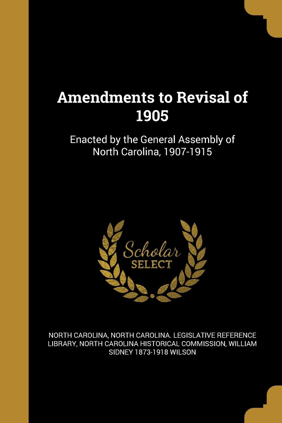 AMENDMENTS TO REVISAL OF 1905 Social Sciences