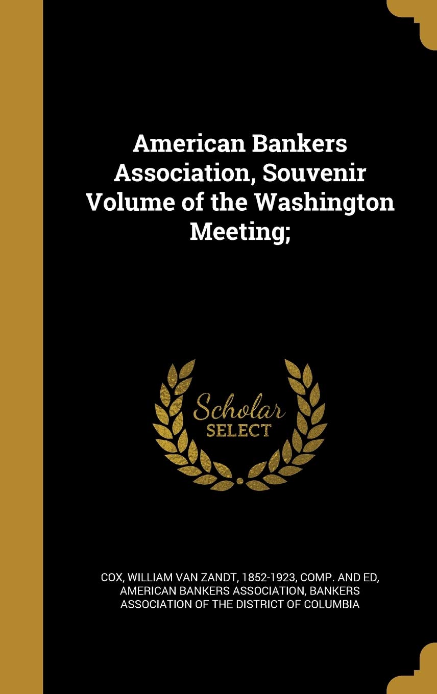 AMER BANKERS ASSN SOUVENIR VOL Film, Art & Culture