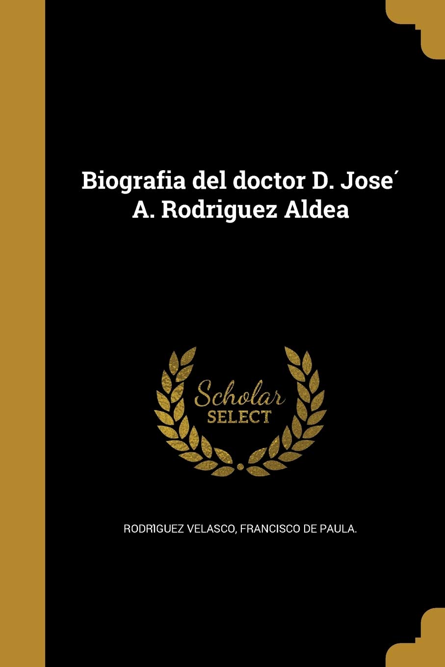 Biografia del doctor D. José A. Rodriguez Aldea Politics & History
