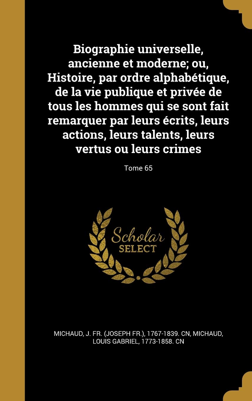 FRE-BIOGRAPHIE UNIVERSELLE ANC Film, Art & Culture