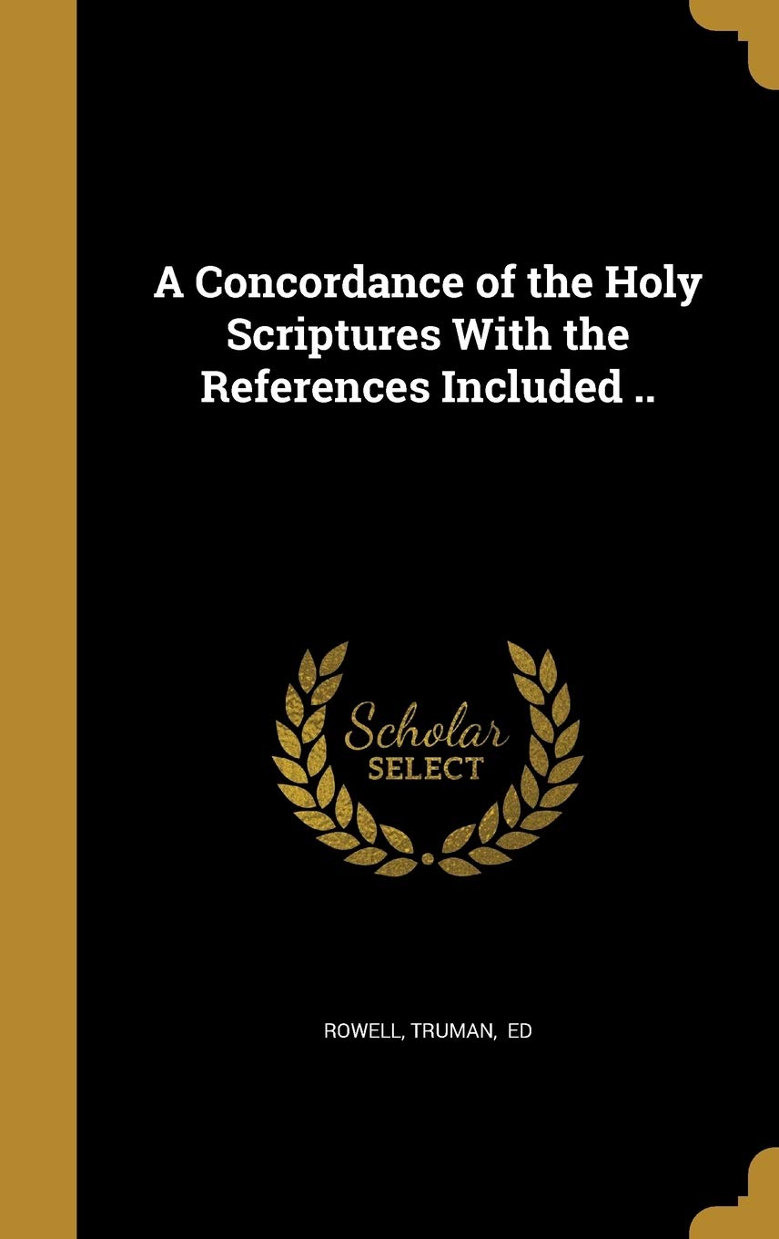 CONCORDANCE OF THE HOLY SCRIPT Film, Art & Culture