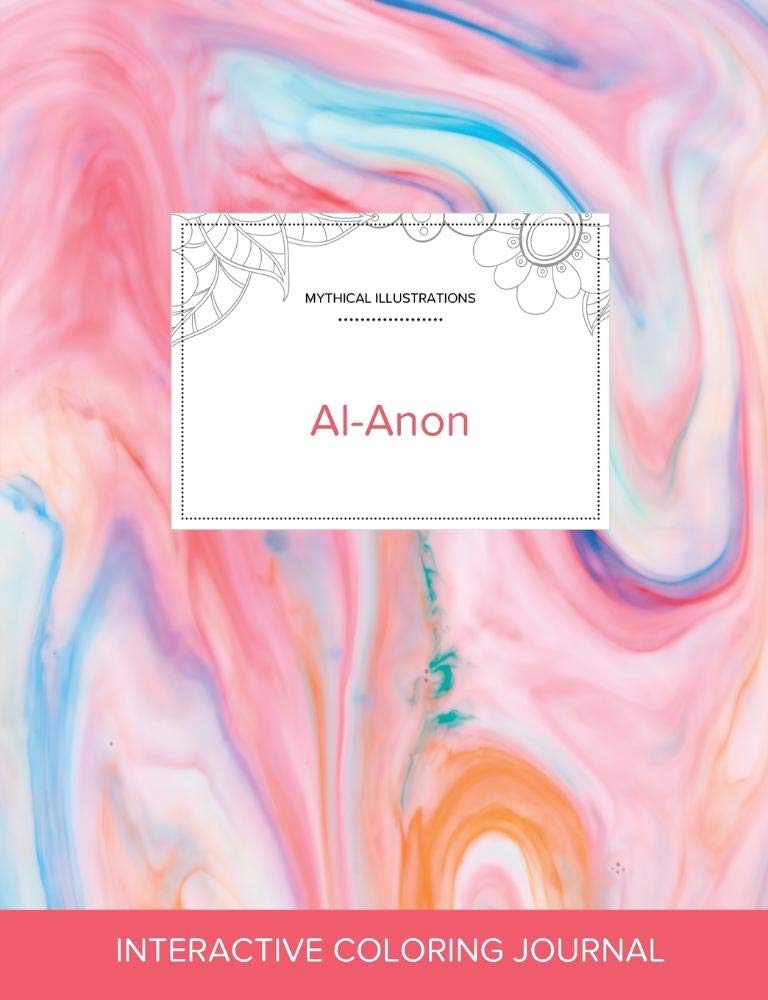 Adult Coloring Journal: Al-Anon (Mythical Illustrations, Bubblegum) Politics & History
