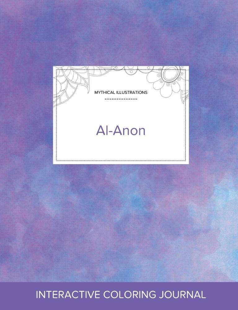 Adult Coloring Journal: Al-Anon (Mythical Illustrations, Purple Mist) Health, Nutrition & Fitness