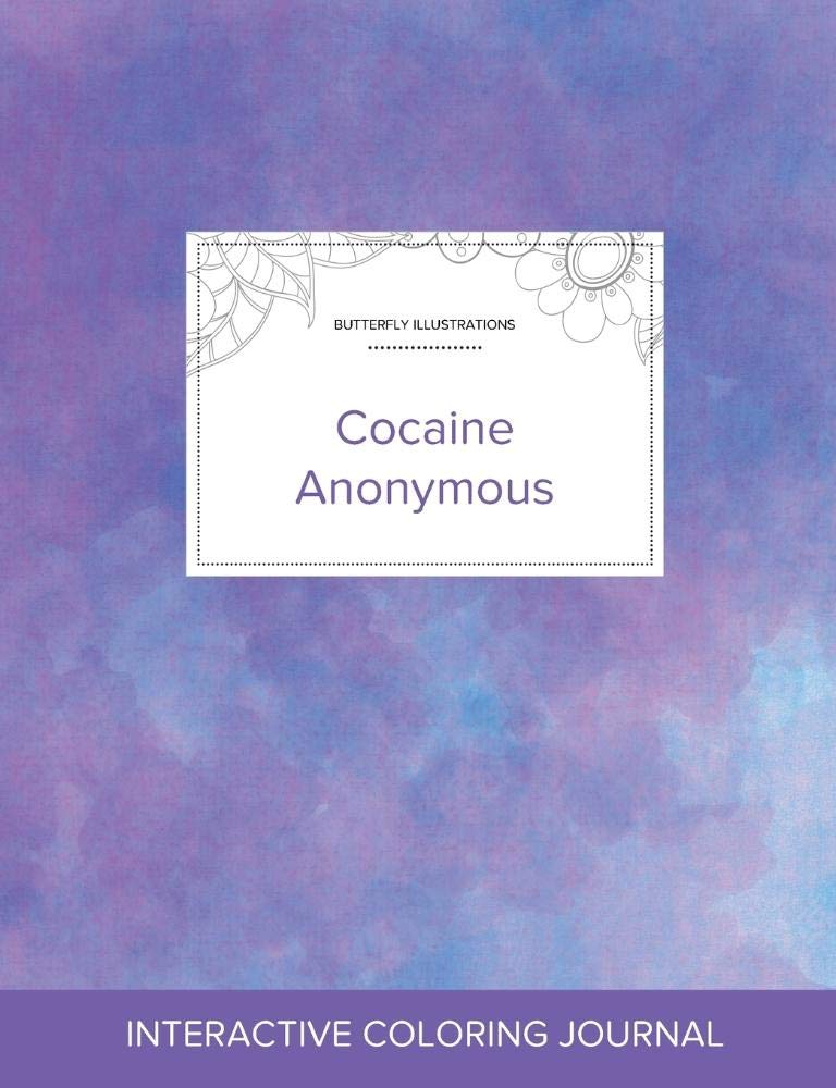 Adult Coloring Journal: Cocaine Anonymous (Butterfly Illustrations, Purple Mist) Politics & History