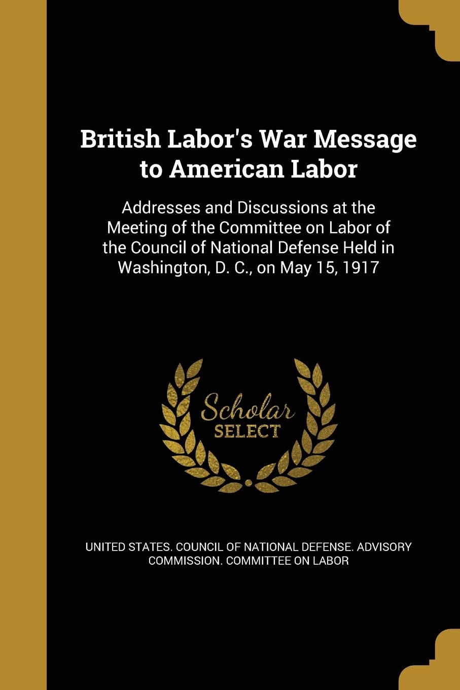 BRITISH LABORS WAR MESSAGE TO Social Sciences