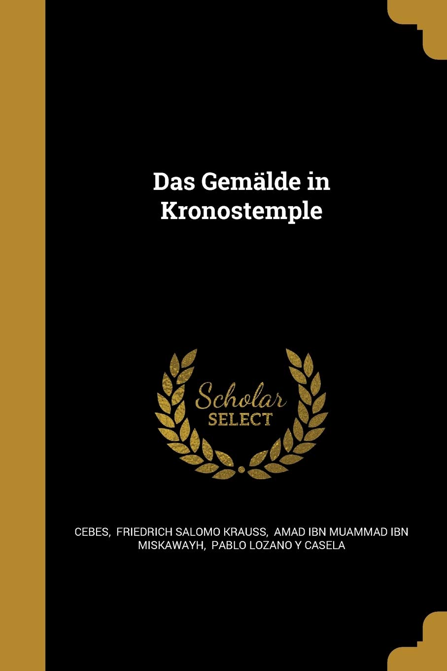 GMH-DAS GEMALDE IN KRONOSTEMPL Social Sciences