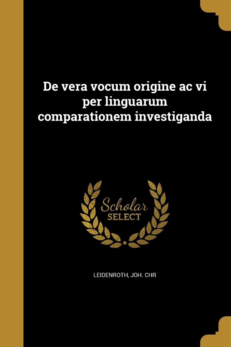 LAT-DE VERA VOCUM ORIGINE AC V Social Sciences