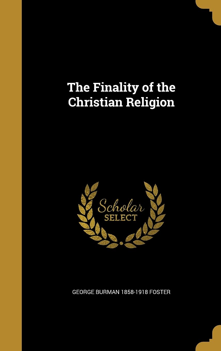 The Finality of the Christian Religion book