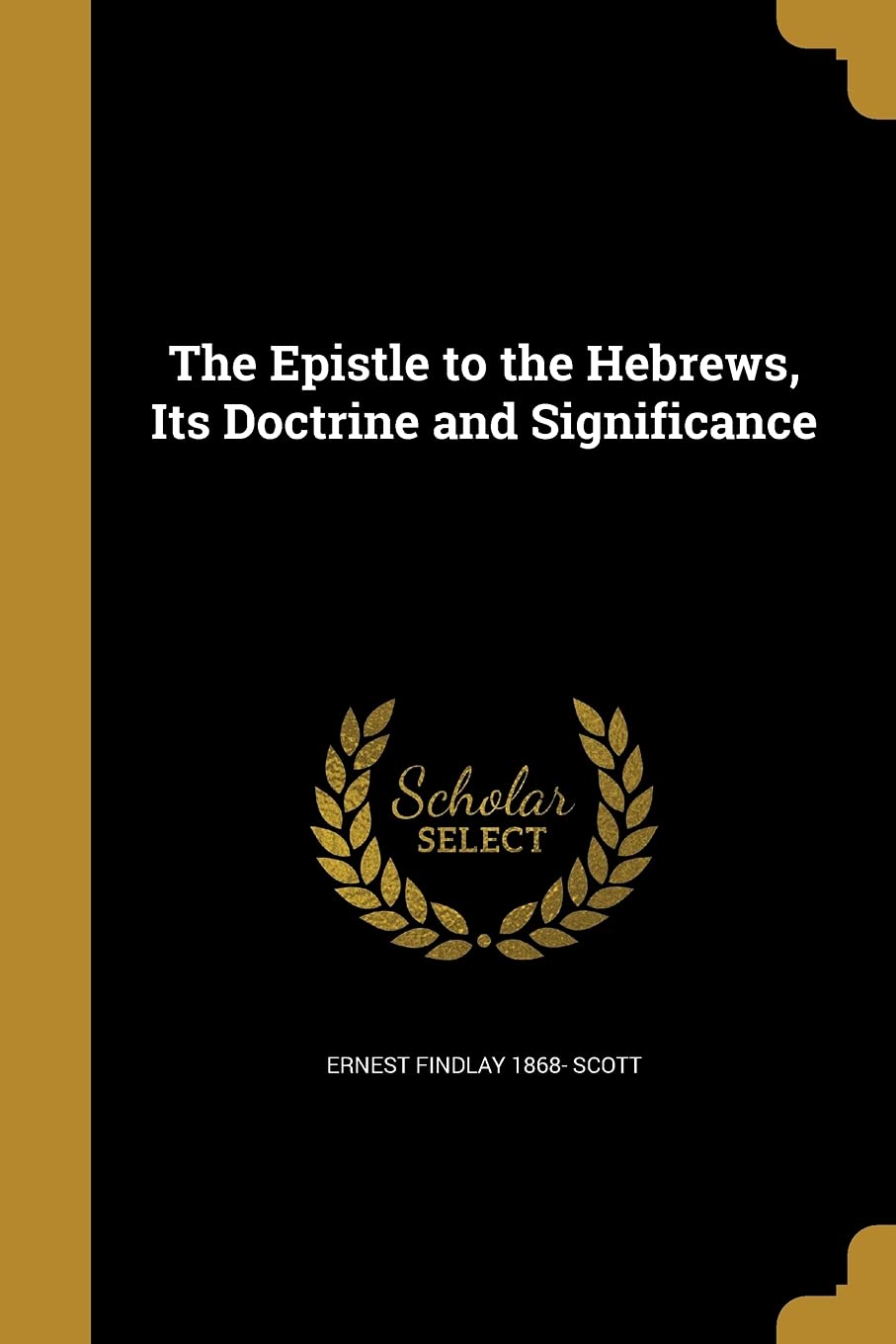 EPISTLE TO THE HEBREWS ITS DOC Social Sciences