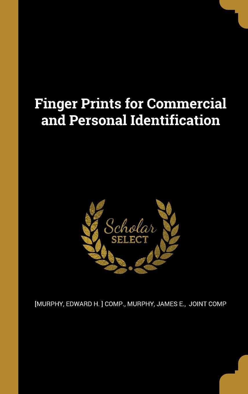 Product Image: Finger Prints for Commercial and Personal Identification