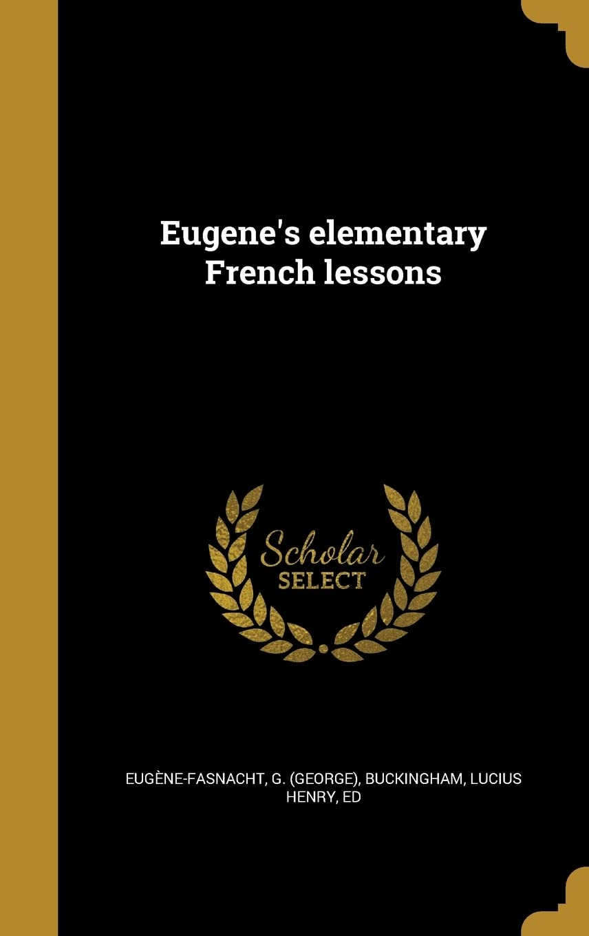 FRE-EUGENES ELEM FRENCH LESSON Film, Art & Culture