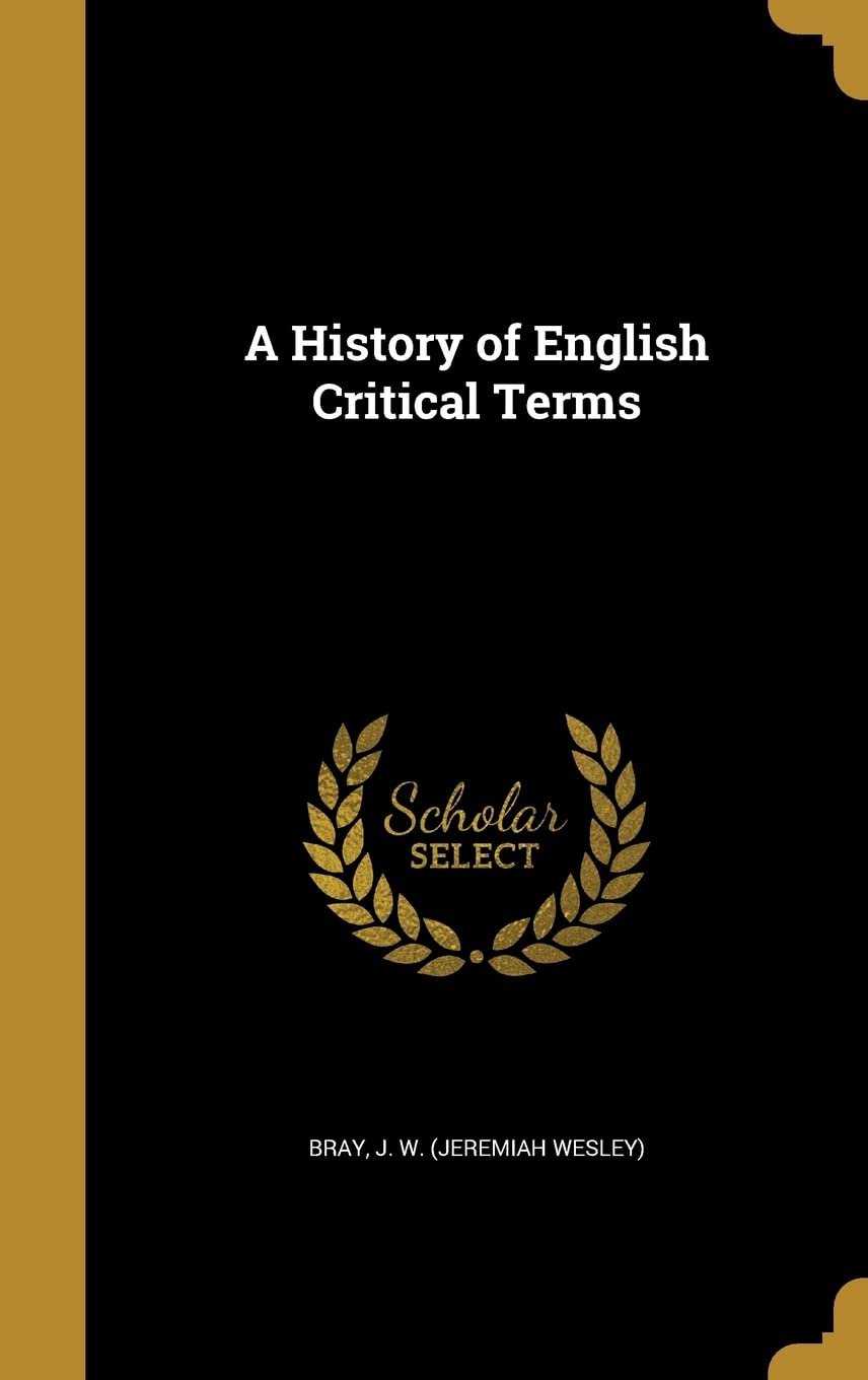 HIST OF ENGLISH CRITICAL TERMS Film, Art & Culture
