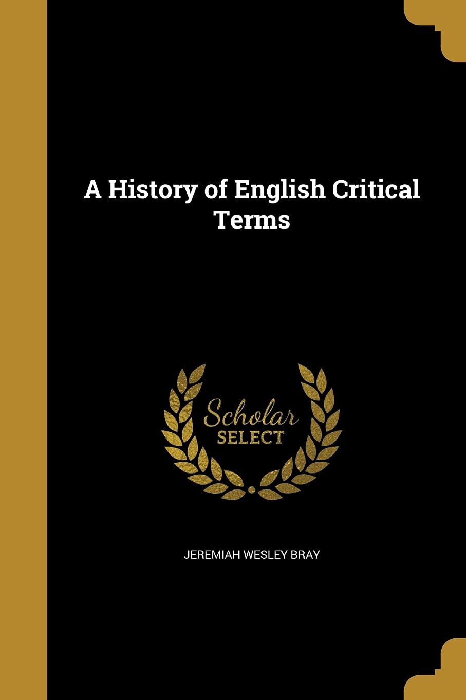 HIST OF ENGLISH CRITICAL TERMS Social Sciences