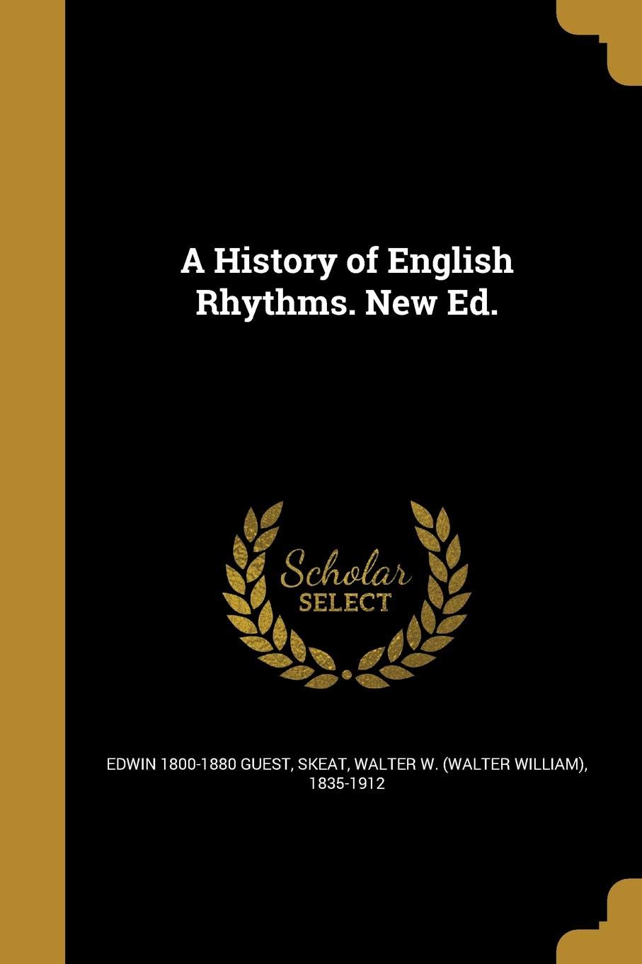 HIST OF ENGLISH RHYTHMS NEW ED Social Sciences