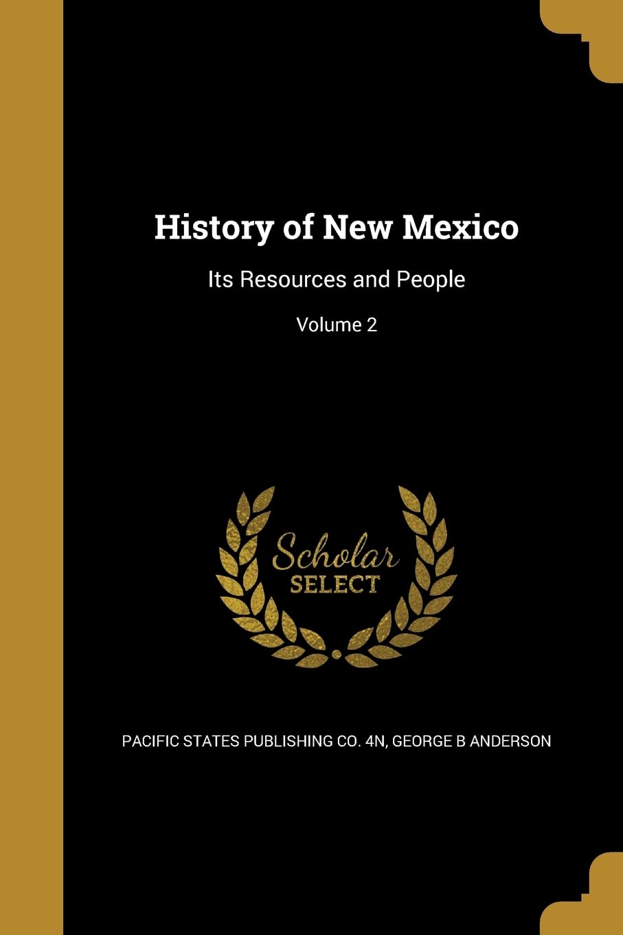 HIST OF NEW MEXICO: Its Resources and People; Volume 2 Social Sciences