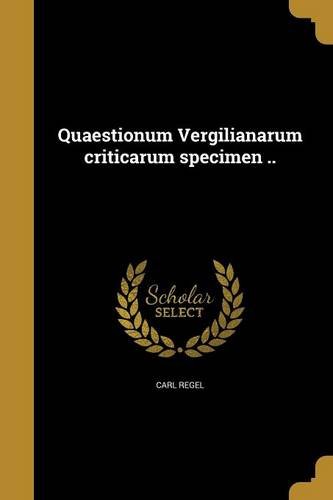 LAT-QUAESTIONUM VERGILIANARUM Social Sciences