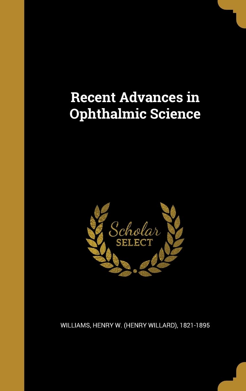 Product Image: Recent Advances in Ophthalmic Science
