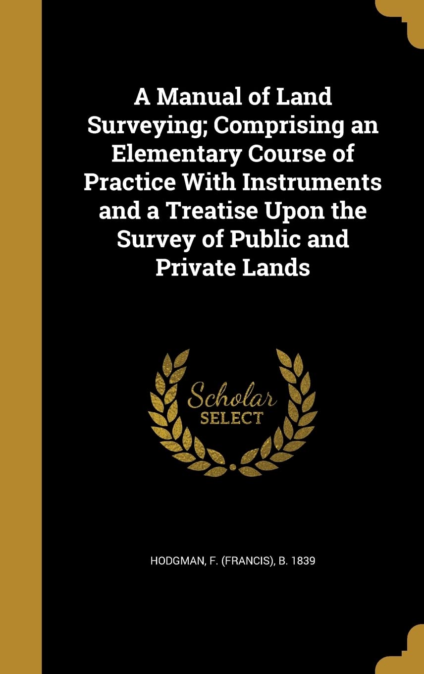 MANUAL OF LAND SURVEYING COMPR Film, Art & Culture