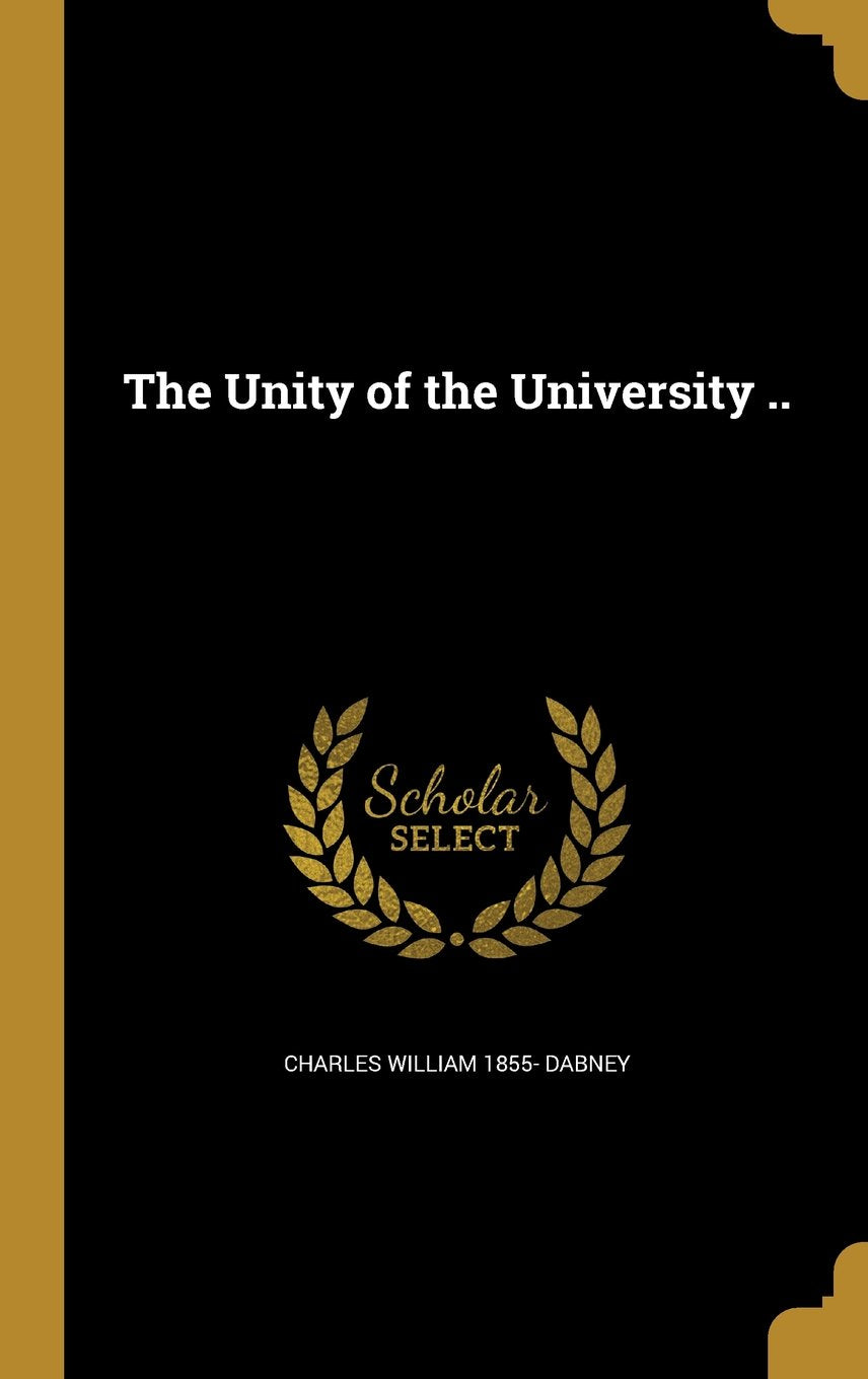The Unity of the University .. Books