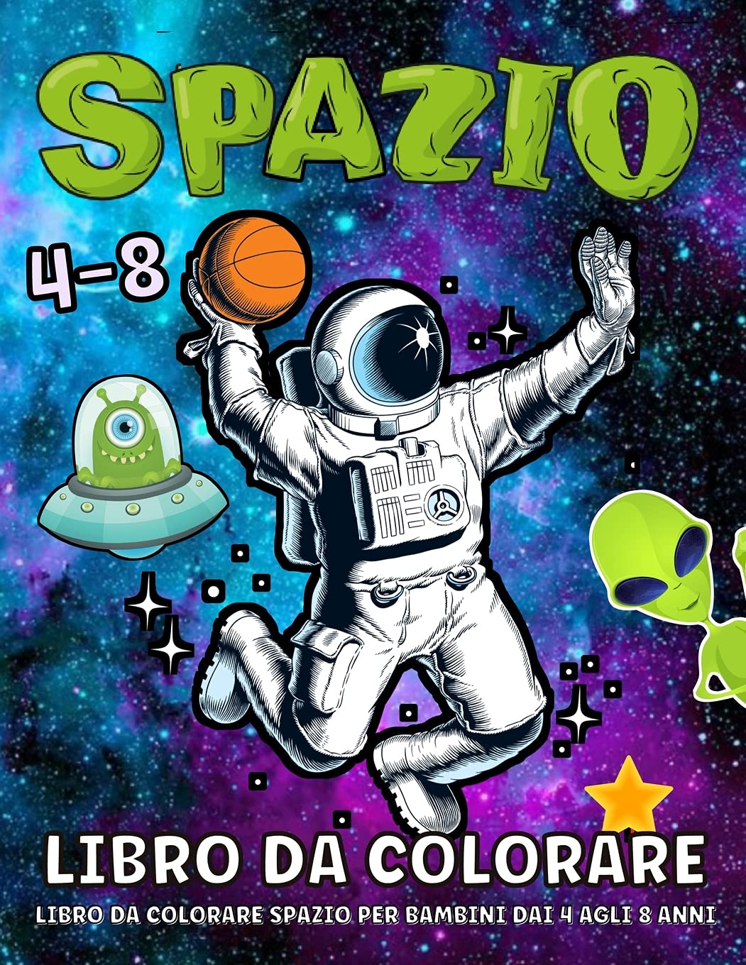 Spazio Libro Da Colorare Per I Bambini Tiptoi & Games