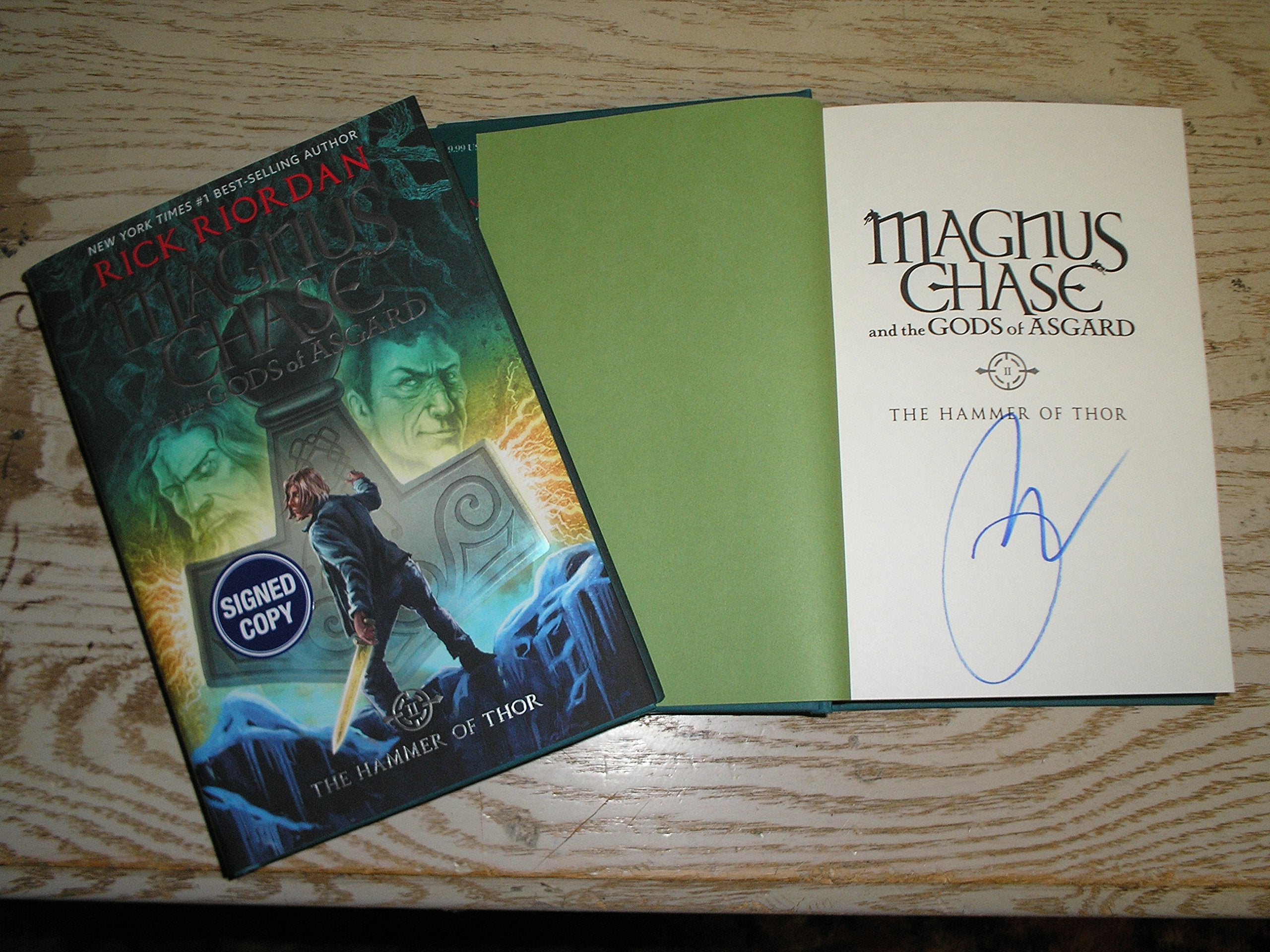 Magnus Chase and the Gods of Asgard, Book 2 the Hammer of Thor (Signed Edition) Fairy Tales & Legends
