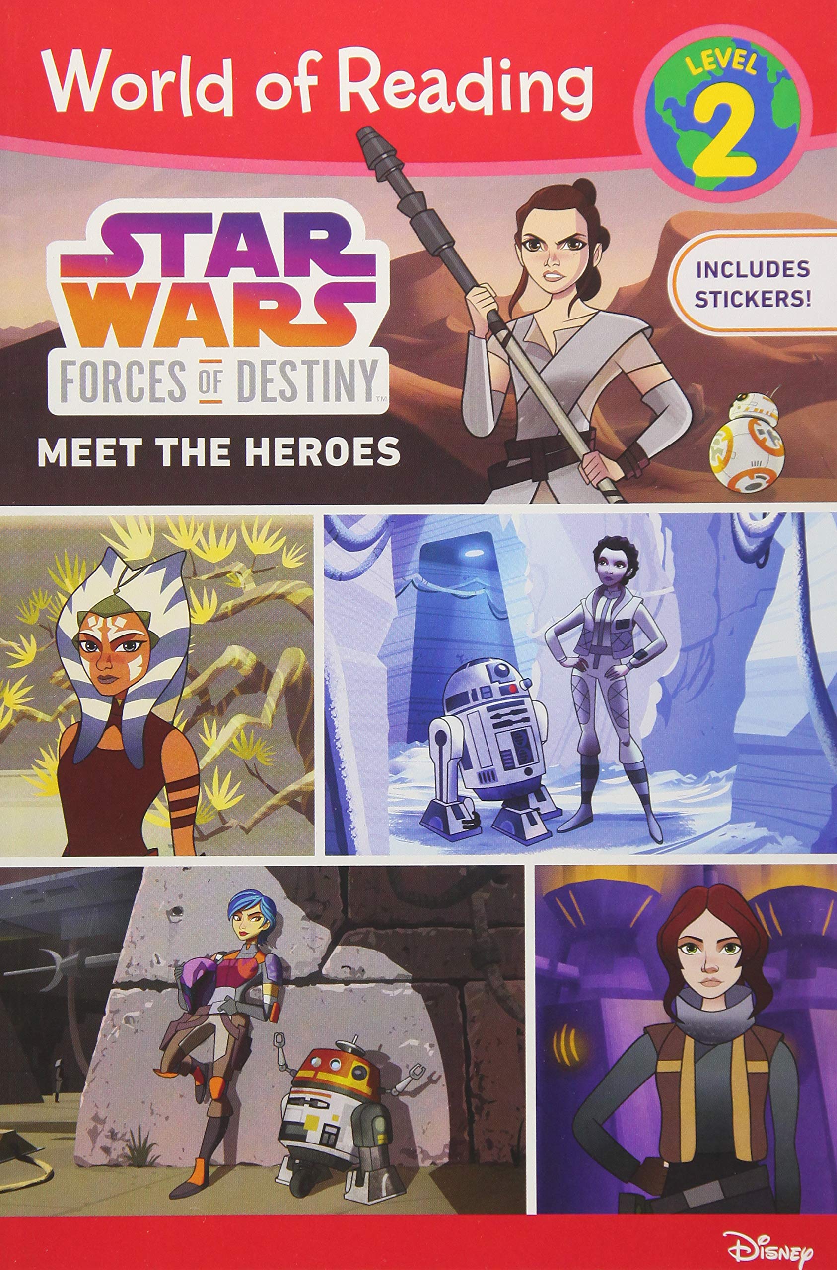 World of Reading Star Wars Forces of Destiny: Meet the Heroes: Level 2 Reader Novels & Short Stories