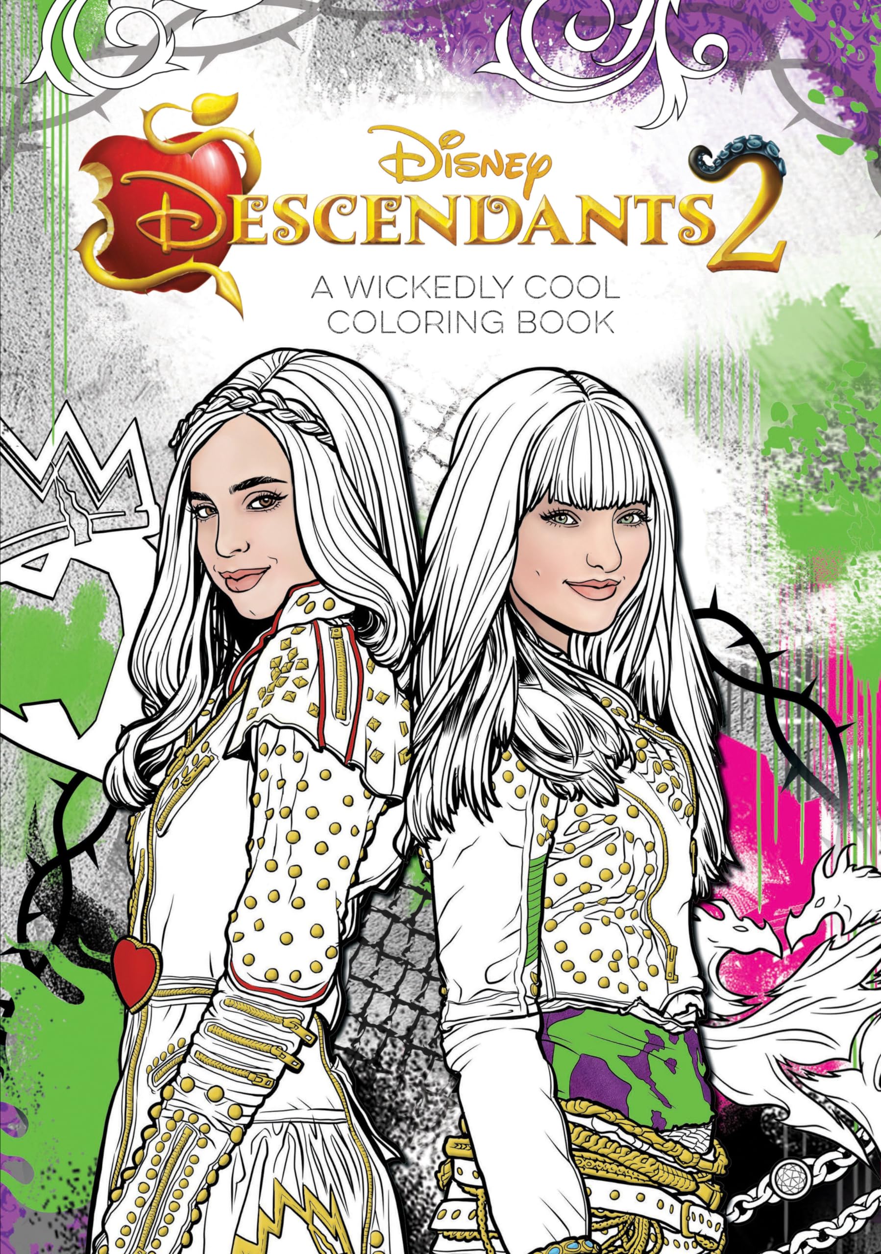 Descendants 2: A Wickedly Cool Coloring Book (Art of Coloring) Books