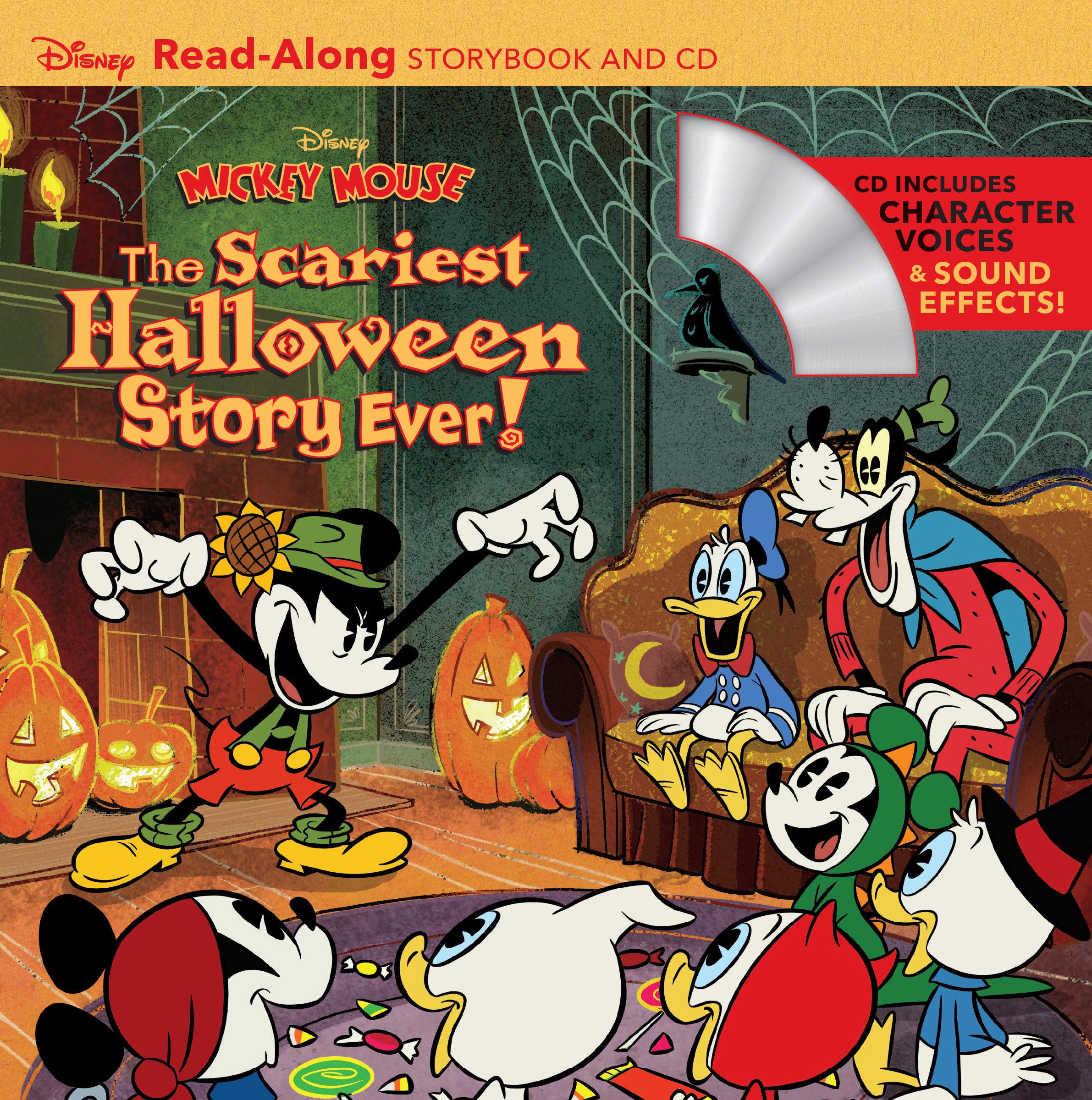 Disney Mickey Mouse: The Scariest Halloween Story Ever! Readalong Storybook and CD Non-fiction