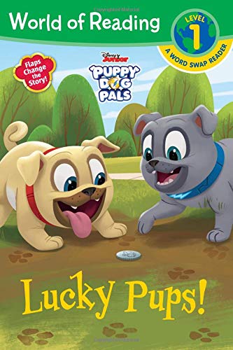 World of Reading: Puppy Dog Pals Lucky Pups (Level 1 Word Swap Reader) Non-fiction