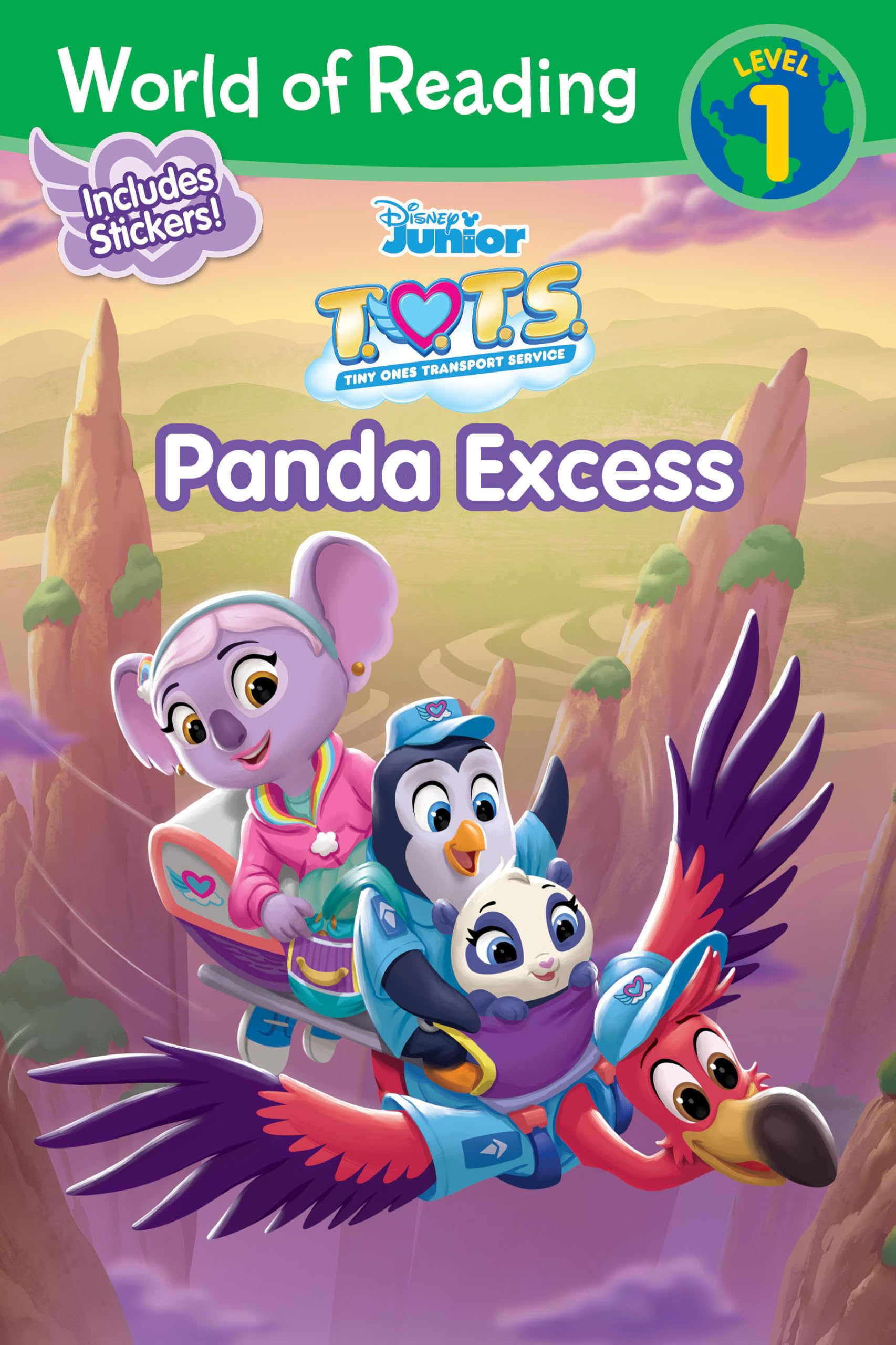 World of Reading: T.O.T.S. Panda Excess (Level 1 Reader with Stickers) Parents & Children