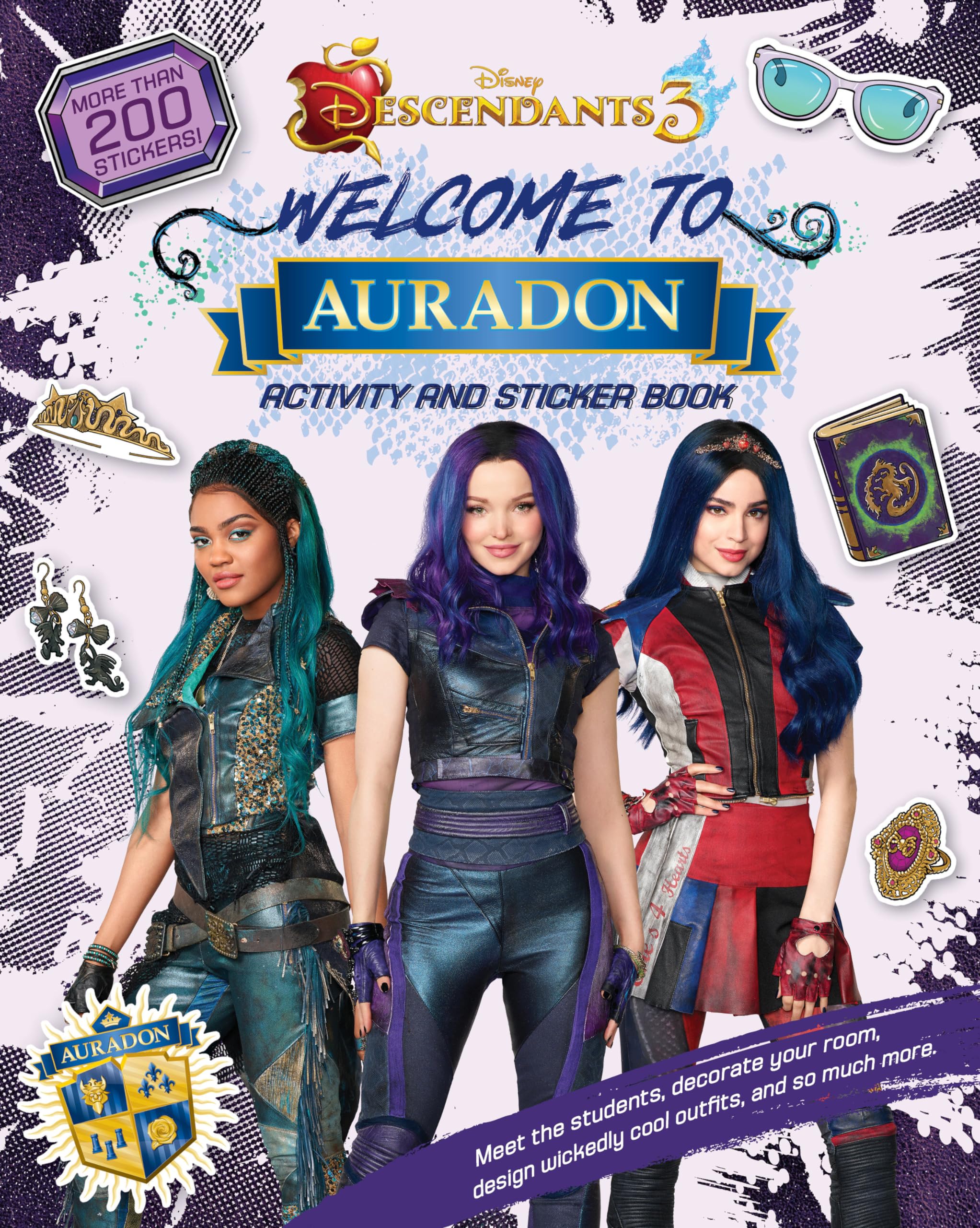 Welcome to Auradon: A Descendants 3 Sticker and Activity Book Novels & Short Stories