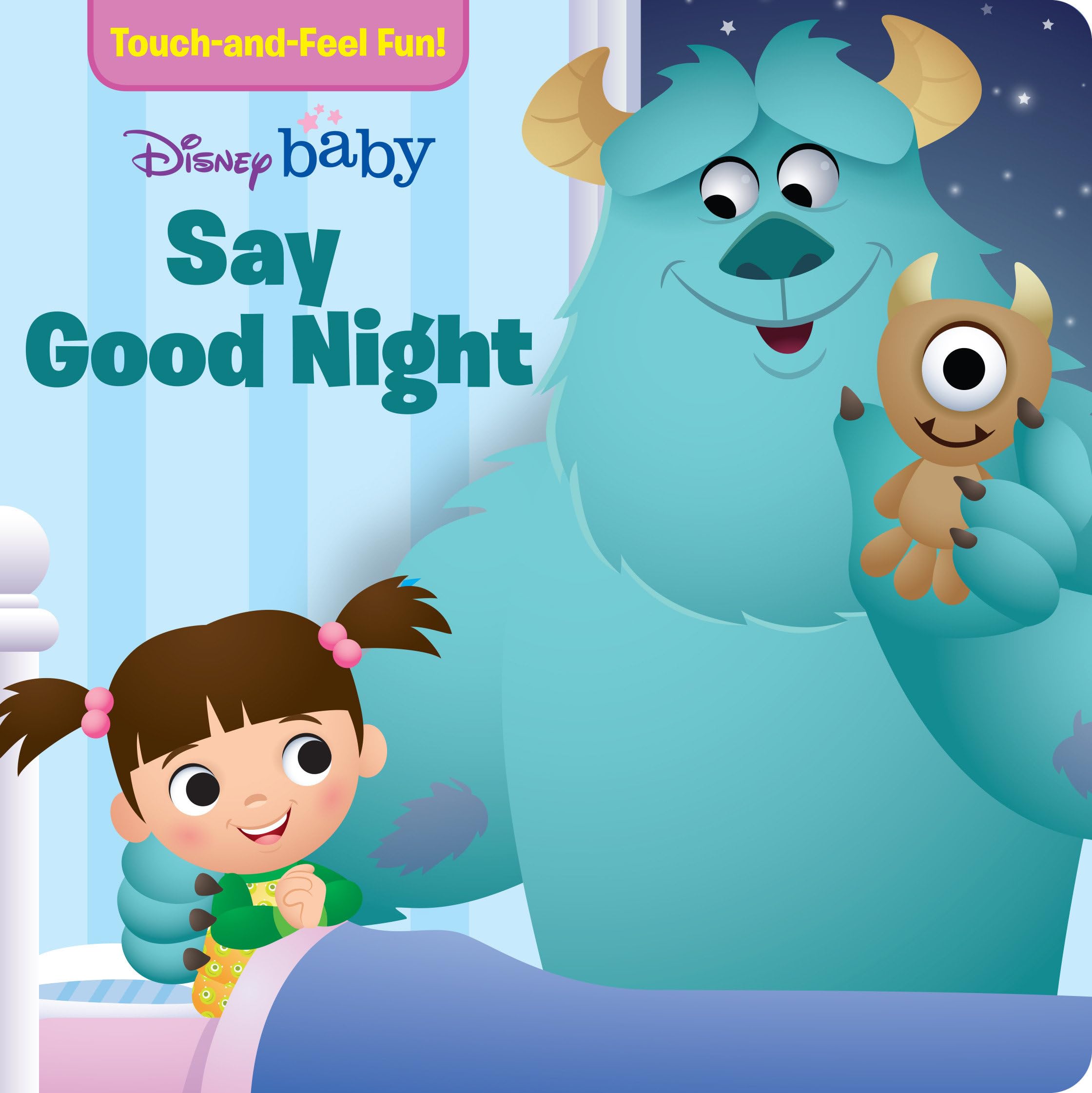 Disney Baby: Say Good Night (A Touch-and-feel Book) Parents & Children