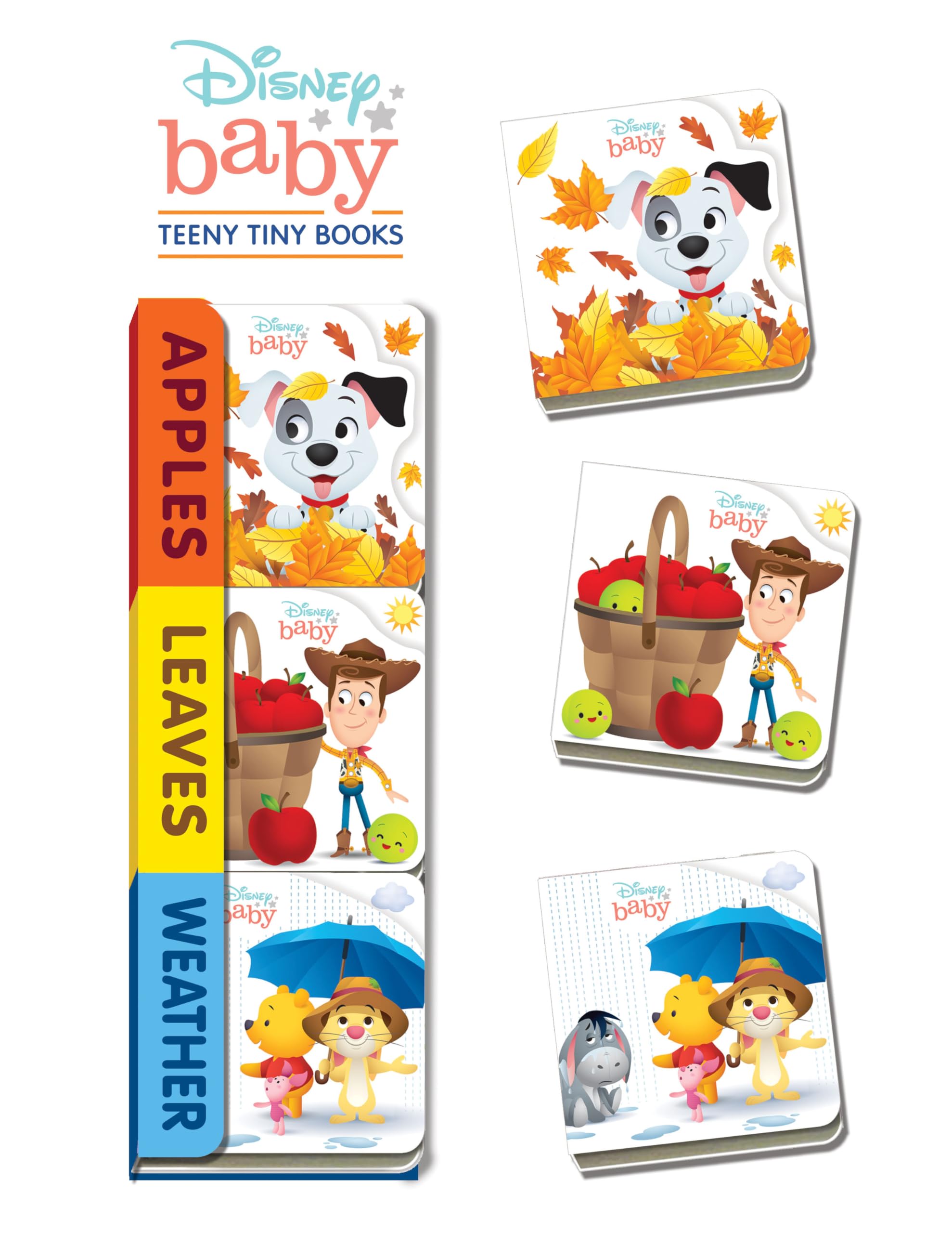 Disney Baby: Apples, Leaves, Weather (Teeny Tiny Books) Parents & Children