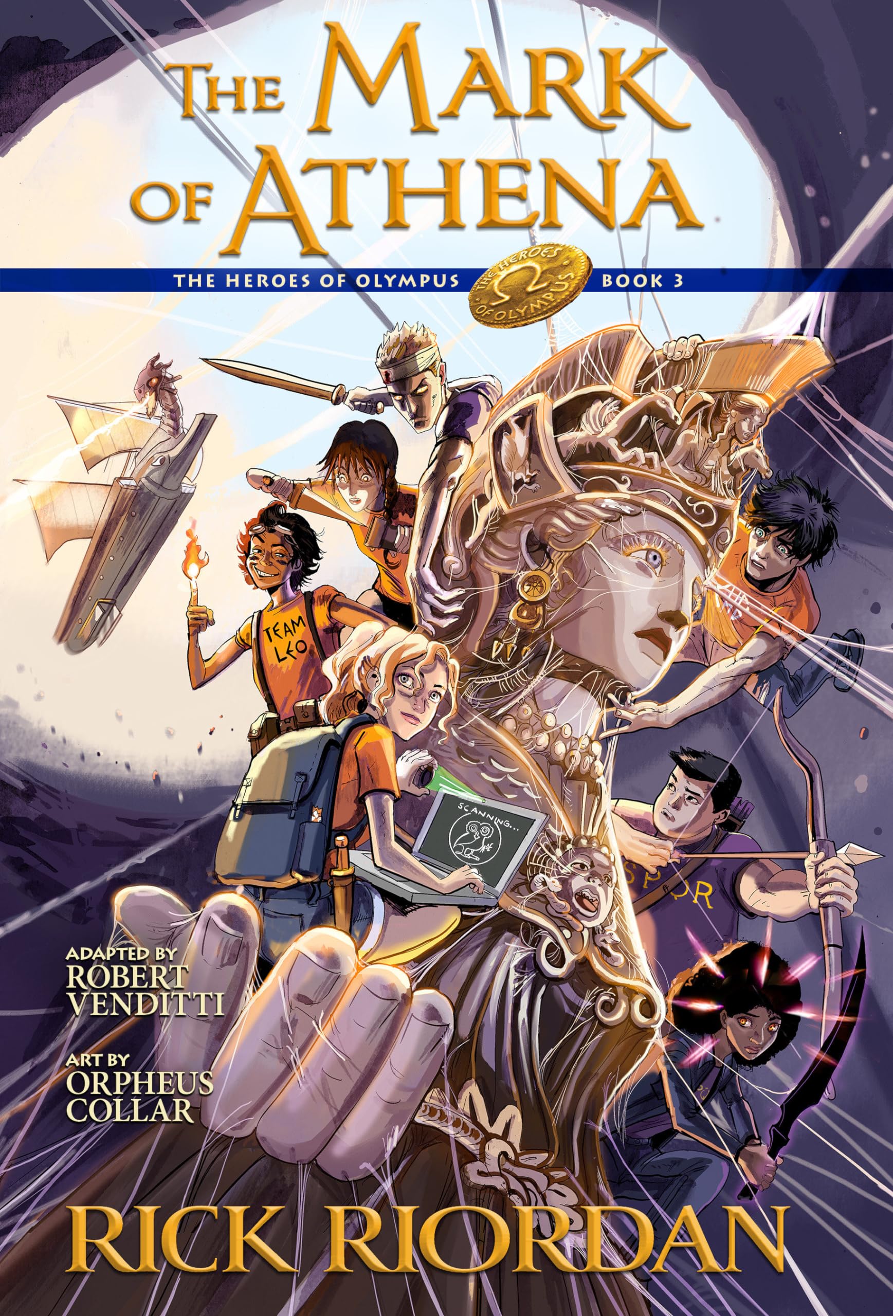 The Heroes of Olympus 3: The Mark of Athena Manga