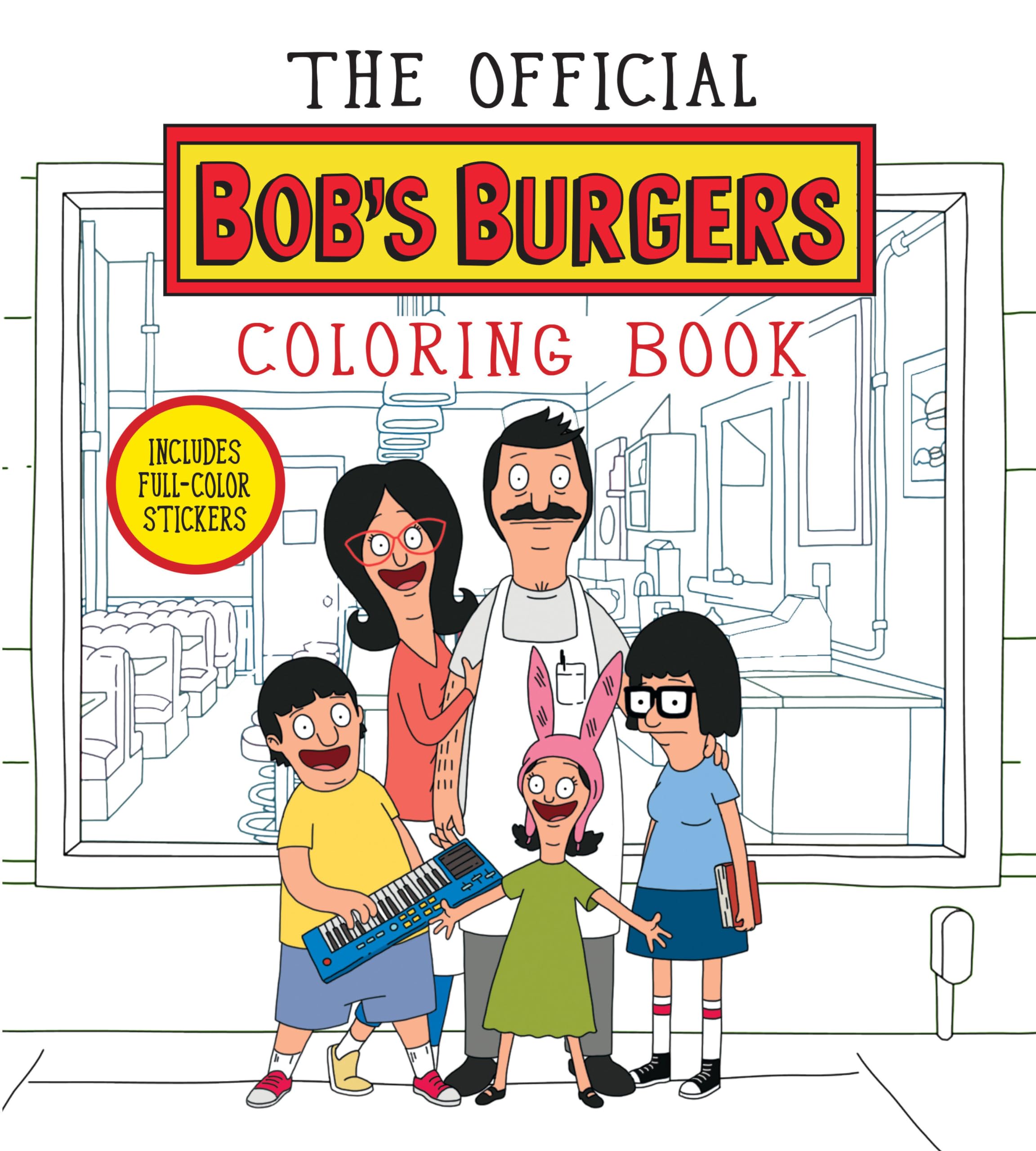 The Official Bob's Burgers Coloring Book Hobbies & Crafts