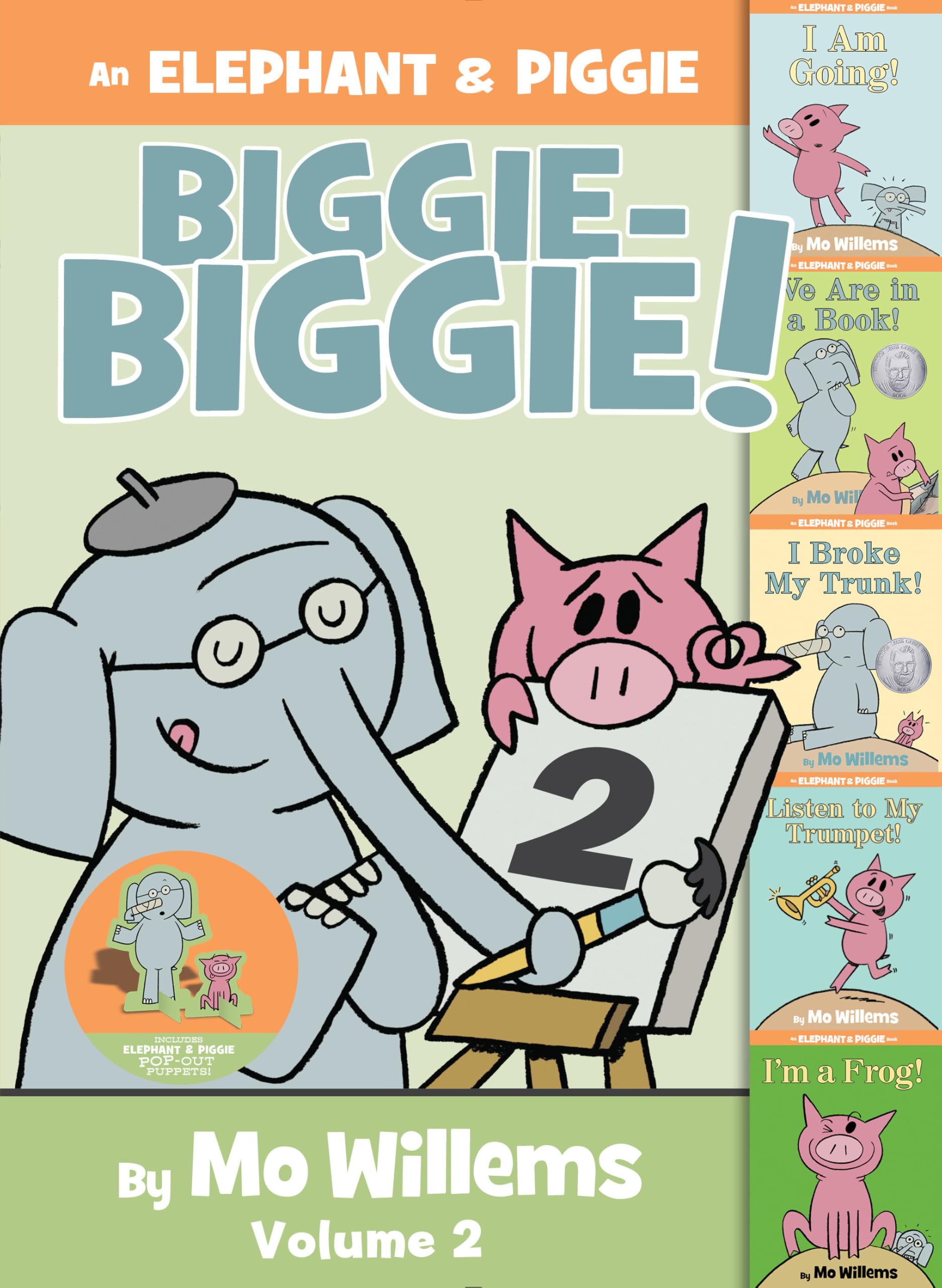 An Elephant & Piggie Biggie Volume 2!: I Am Going / We Are in a Book! / I Broke My Trunk! / Listen to My Trumpet / I'm a Frog (An Elephant and Piggie Book, Band 2) Non-fiction