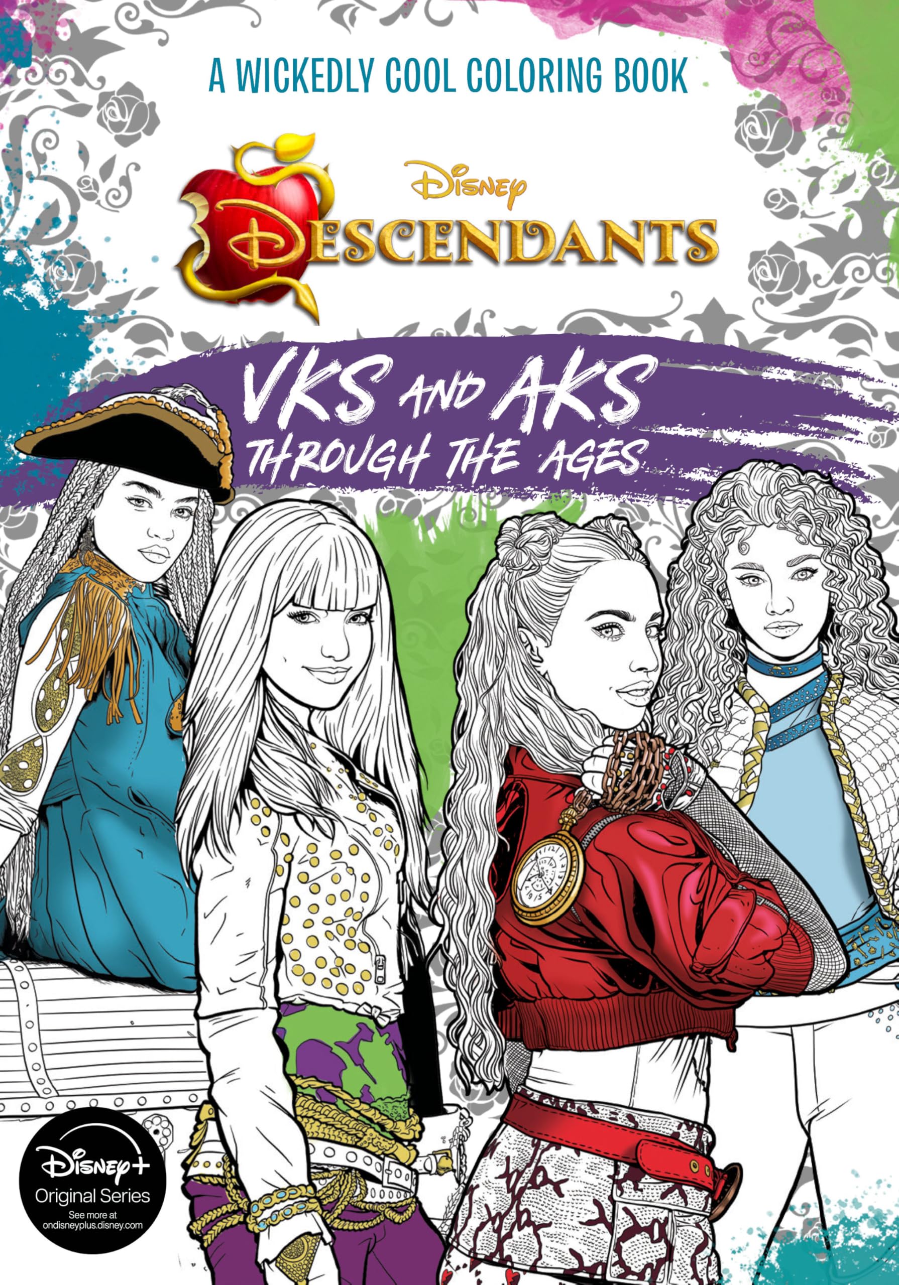 Descendants: A Wickedly Cool Coloring Book: VKs and AKs Through the Ages Non-fiction