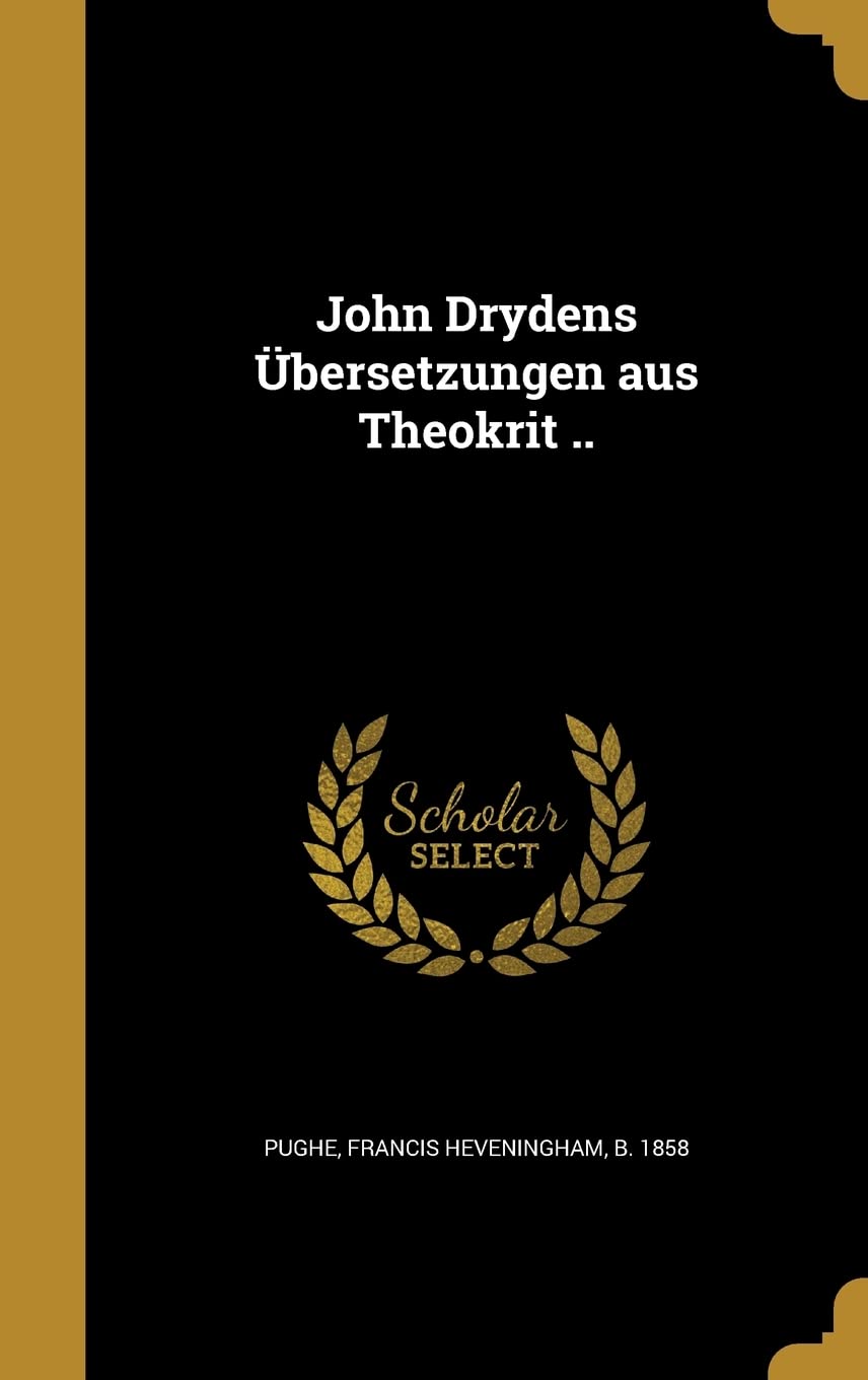 GER-JOHN DRYDENS UBERSETZUNGEN Film, Art & Culture