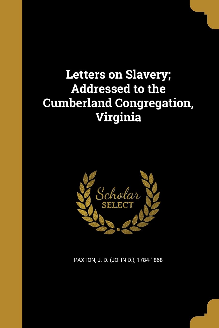 LETTERS ON SLAVERY ADDRESSED T Social Sciences